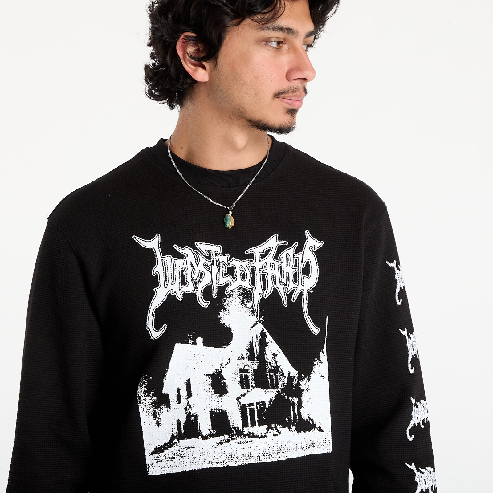 Sweatjacken und Sweatshirts Wasted Paris M Ignited Thermal Sweatshirt Black