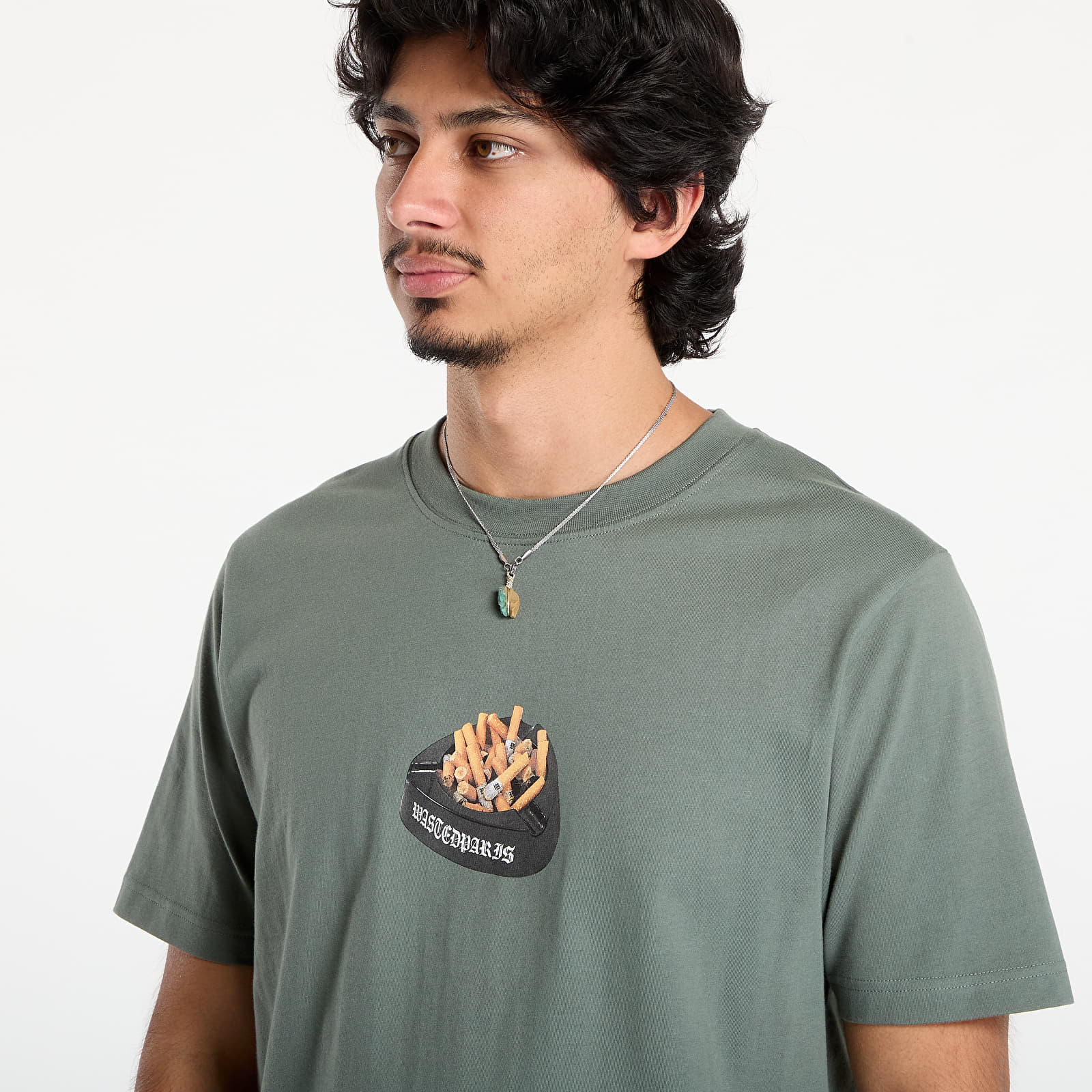 Magliette Wasted Paris M Ashtray T-Shirt Lichen Green