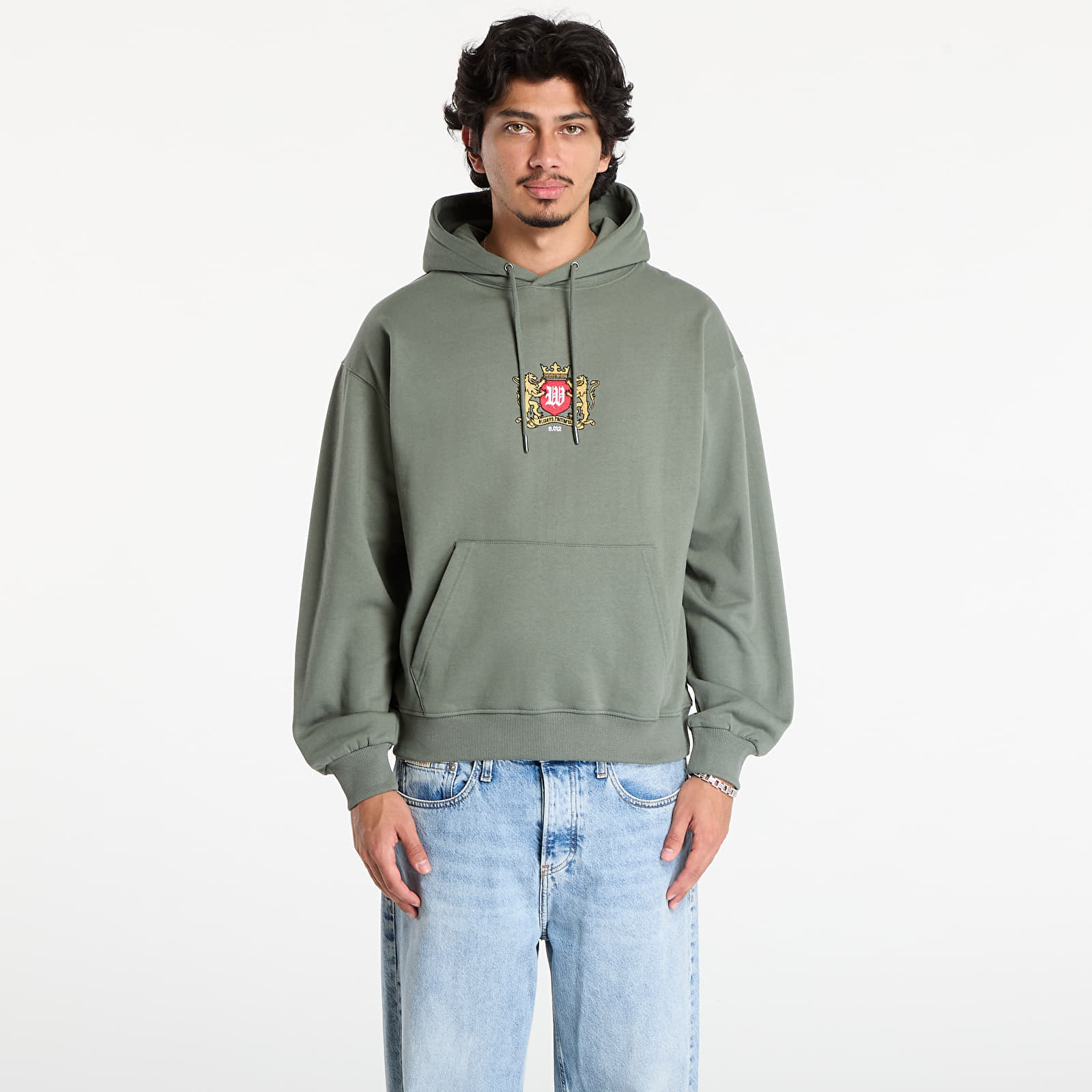 Sweatshirt Wasted Paris M Crest Hoodie Lichen Green XL