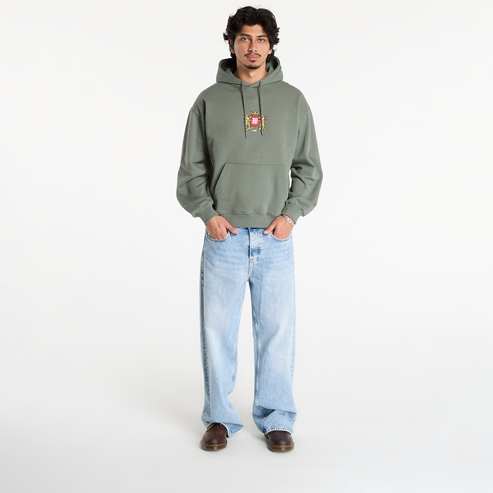 Felpe Wasted Paris M Crest Hoodie Lichen Green