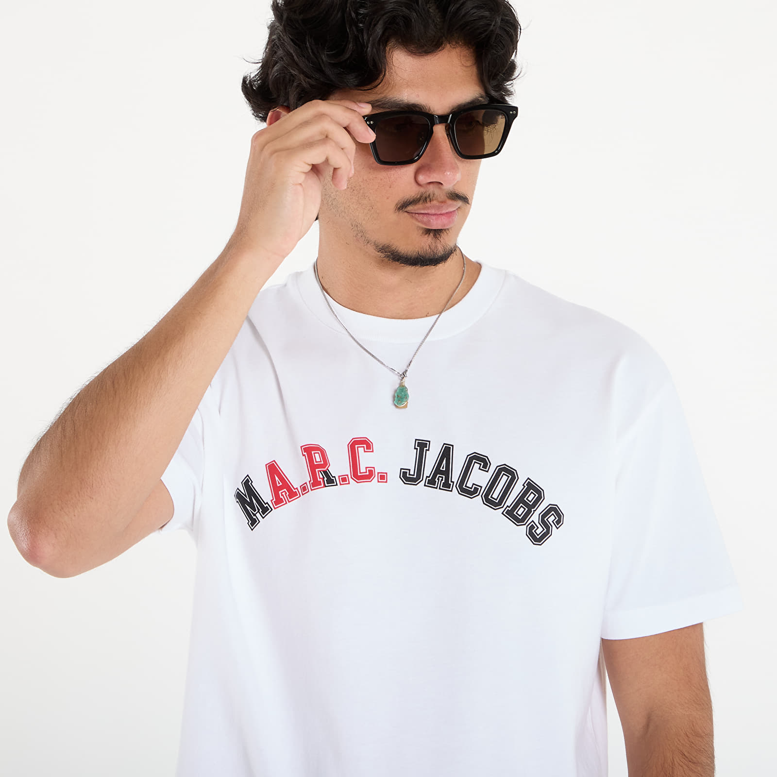 T-shirts til mænd A.P.C. x Marc Jacobs Boxy Fit UNISEX Tee Blanc