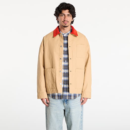 A.P.C. x Marc Jacobs UNISEX Lined Jacket W Contrast Collar Brown