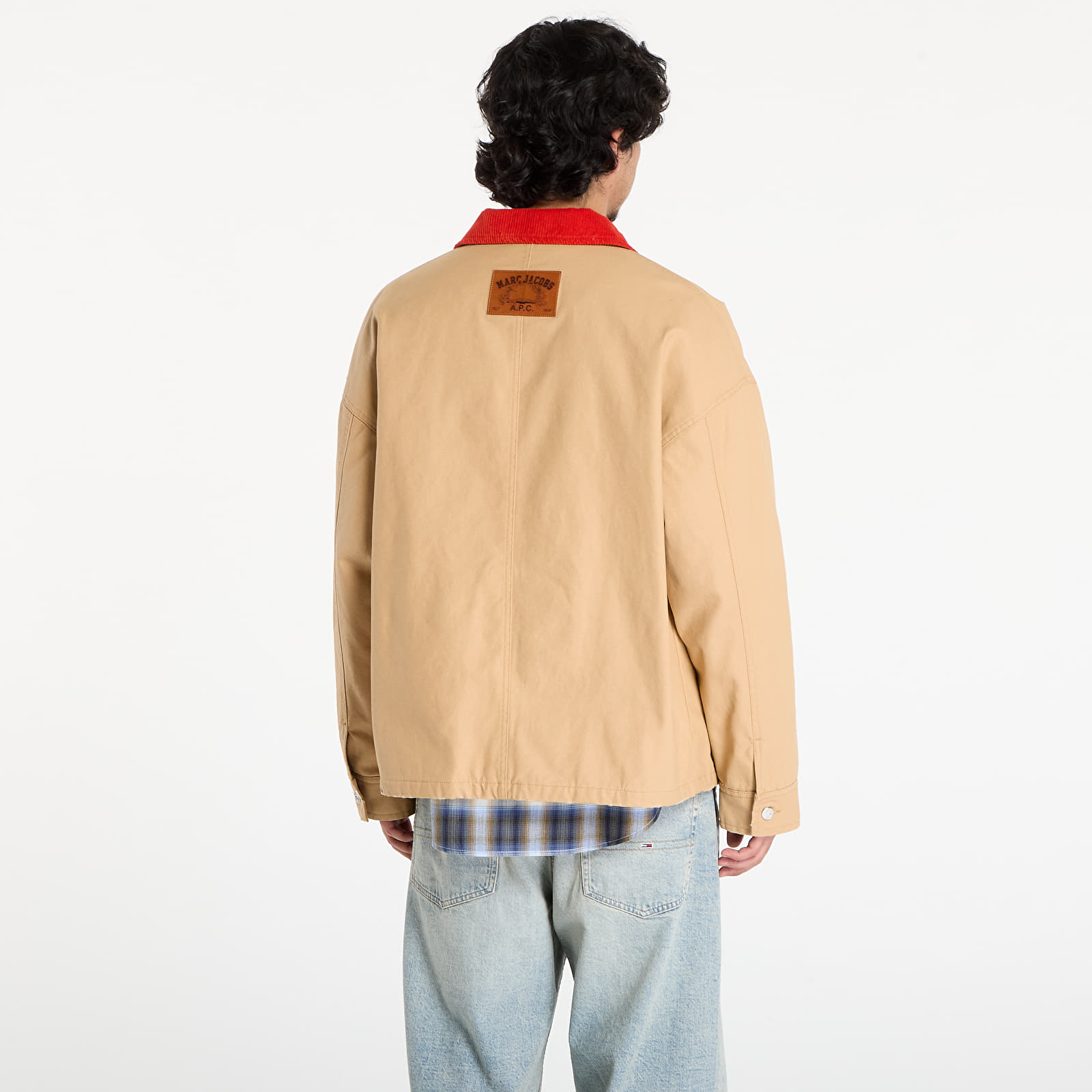 Jakker til mænd A.P.C. x Marc Jacobs UNISEX Lined Jacket W Contrast Collar Brown