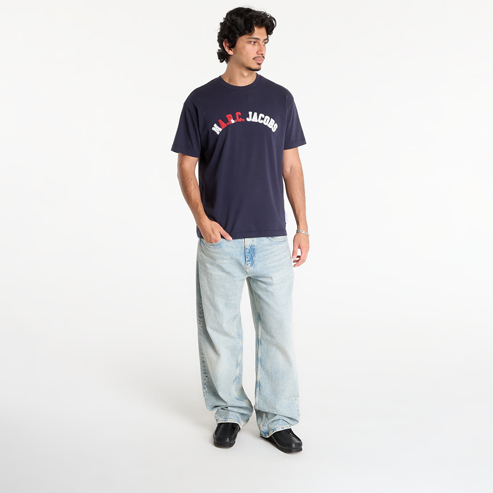 T-shirts A.P.C. x Marc Jacobs Boxy Fit UNISEX Tee Dark Navy