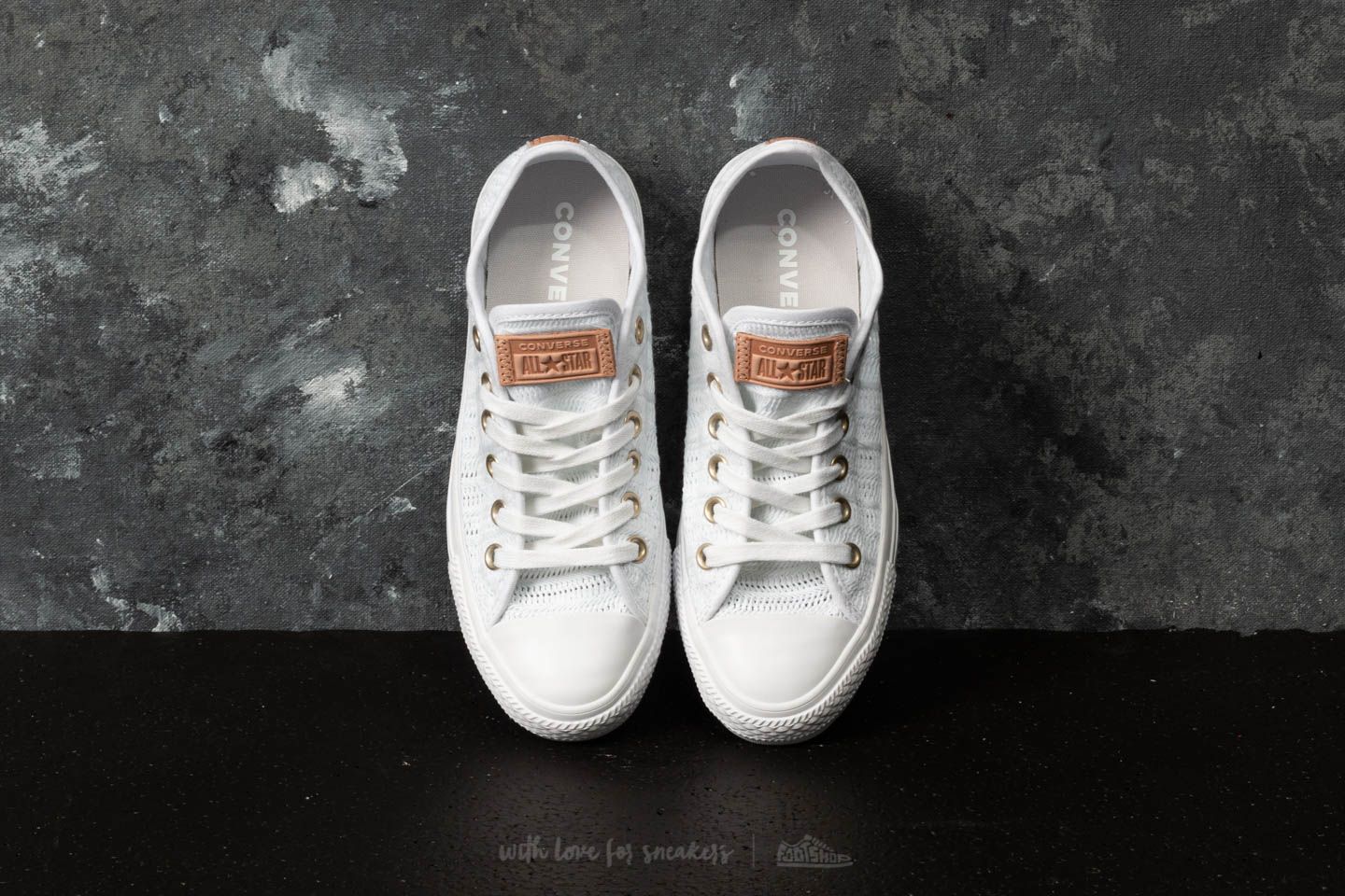 Women's shoes Converse Chuck Taylor All Star Ox White/ Tan/ Mouse