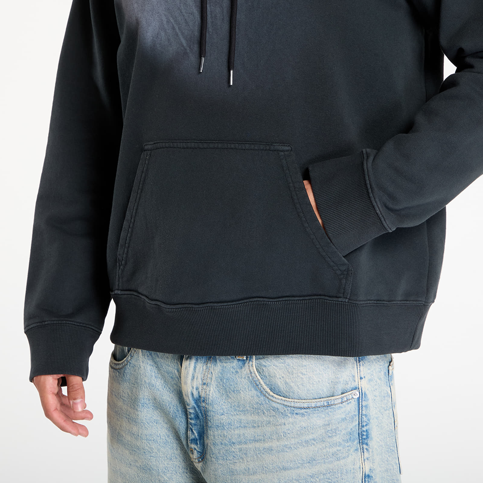 Mikinas ar kapuci un sporta krekli MM6 Maison Margiela Sweatshirt Washed Black