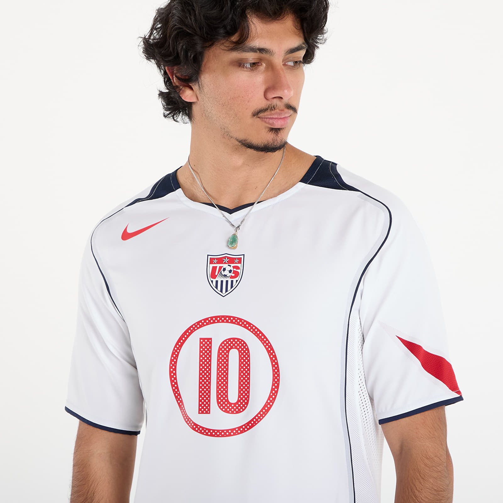 Trikots Nike Landon Donovan USMNT 2004 Total 90 Reissue Men's Nike Soccer Replica Jersey White/ College Navy/ University Red