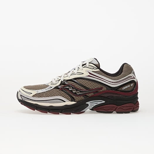 Saucony Progrid Omni 9 Tan/ Maroon