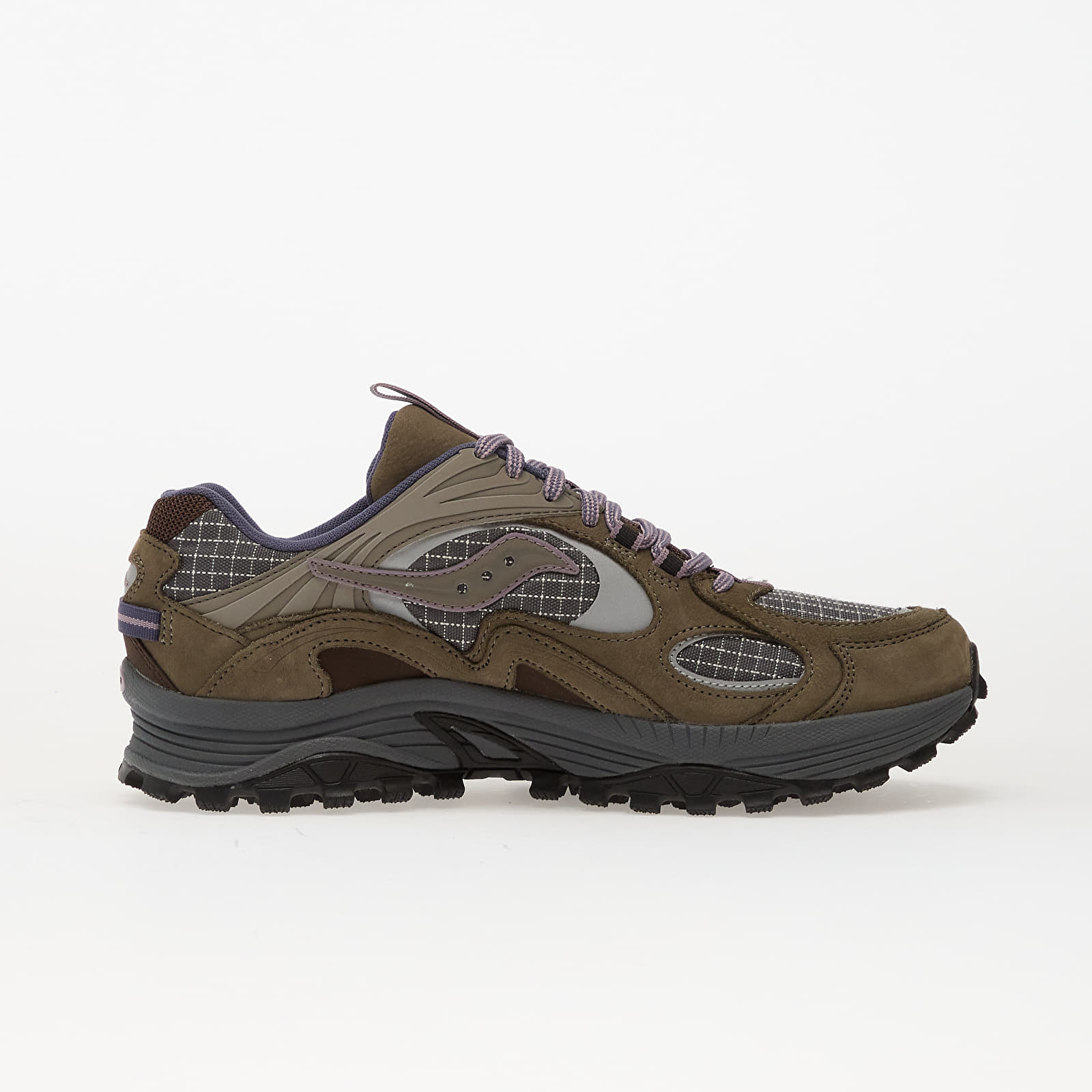 Herren Sneaker und Schuhe Saucony Grid Aura X Dark Grey/ Mud