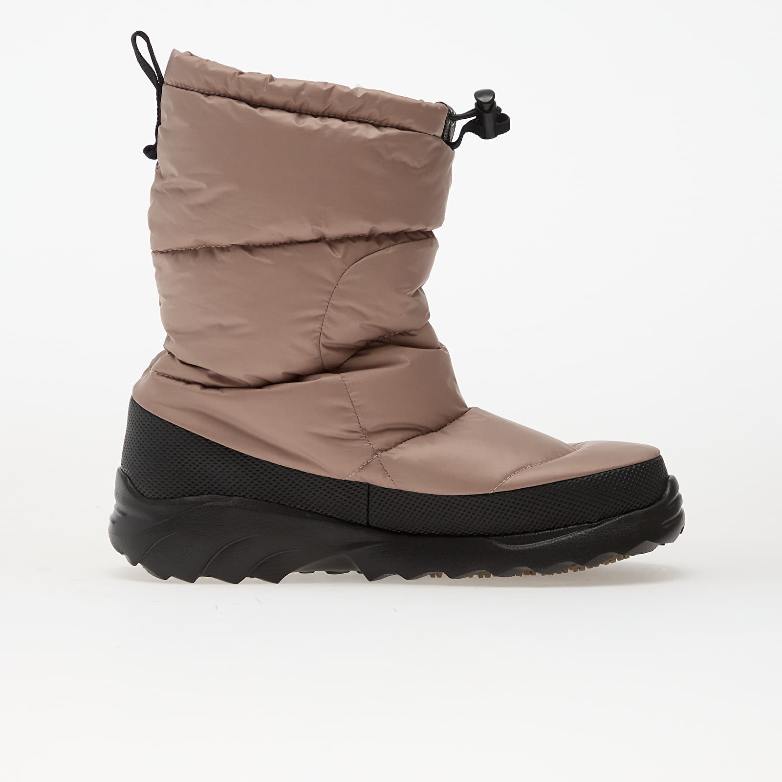 Herren Sneaker und Schuhe The North Face Nuptse Traction Bootie Mushroom Grey/ TNF Black