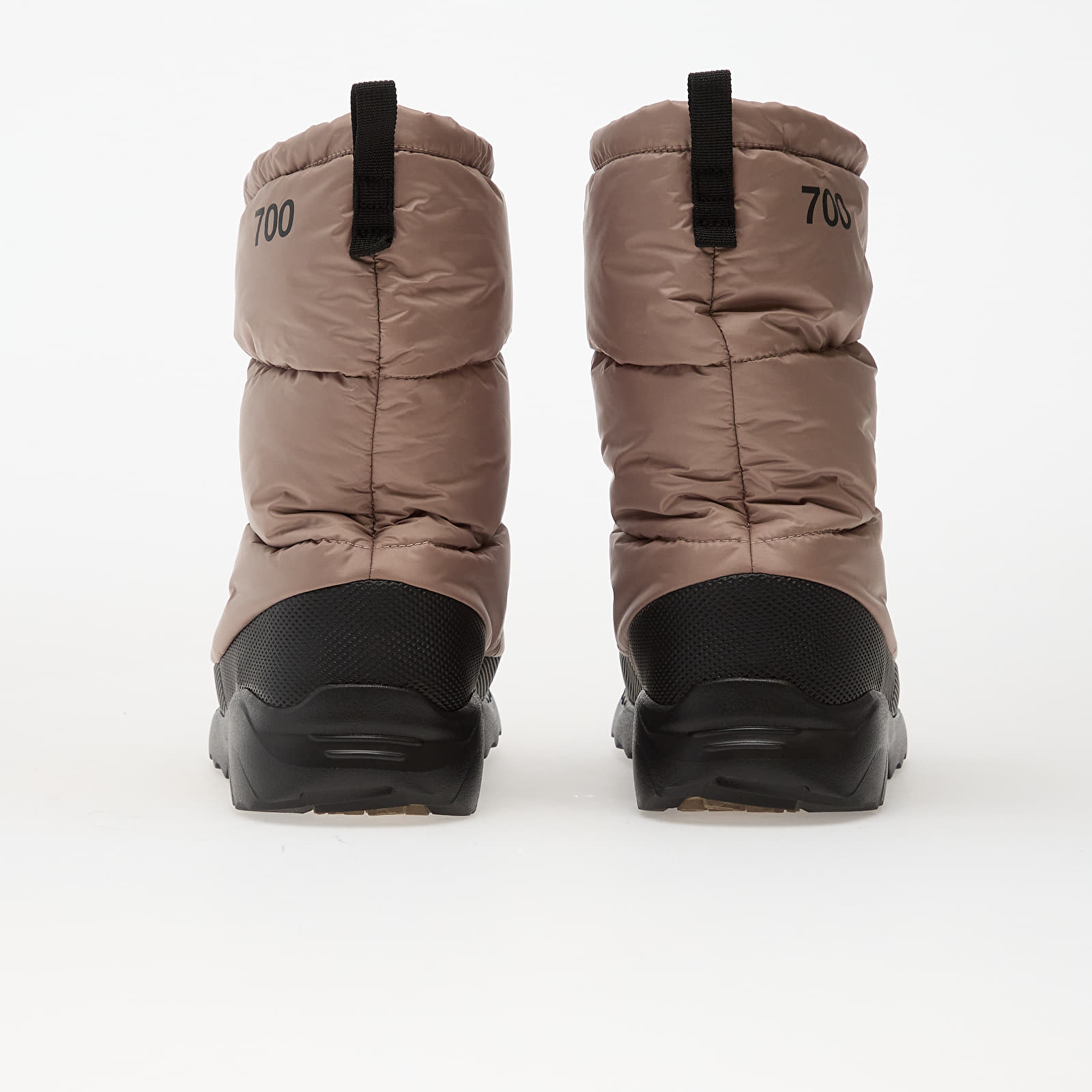 Herren Sneaker und Schuhe The North Face Nuptse Traction Bootie Mushroom Grey/ TNF Black