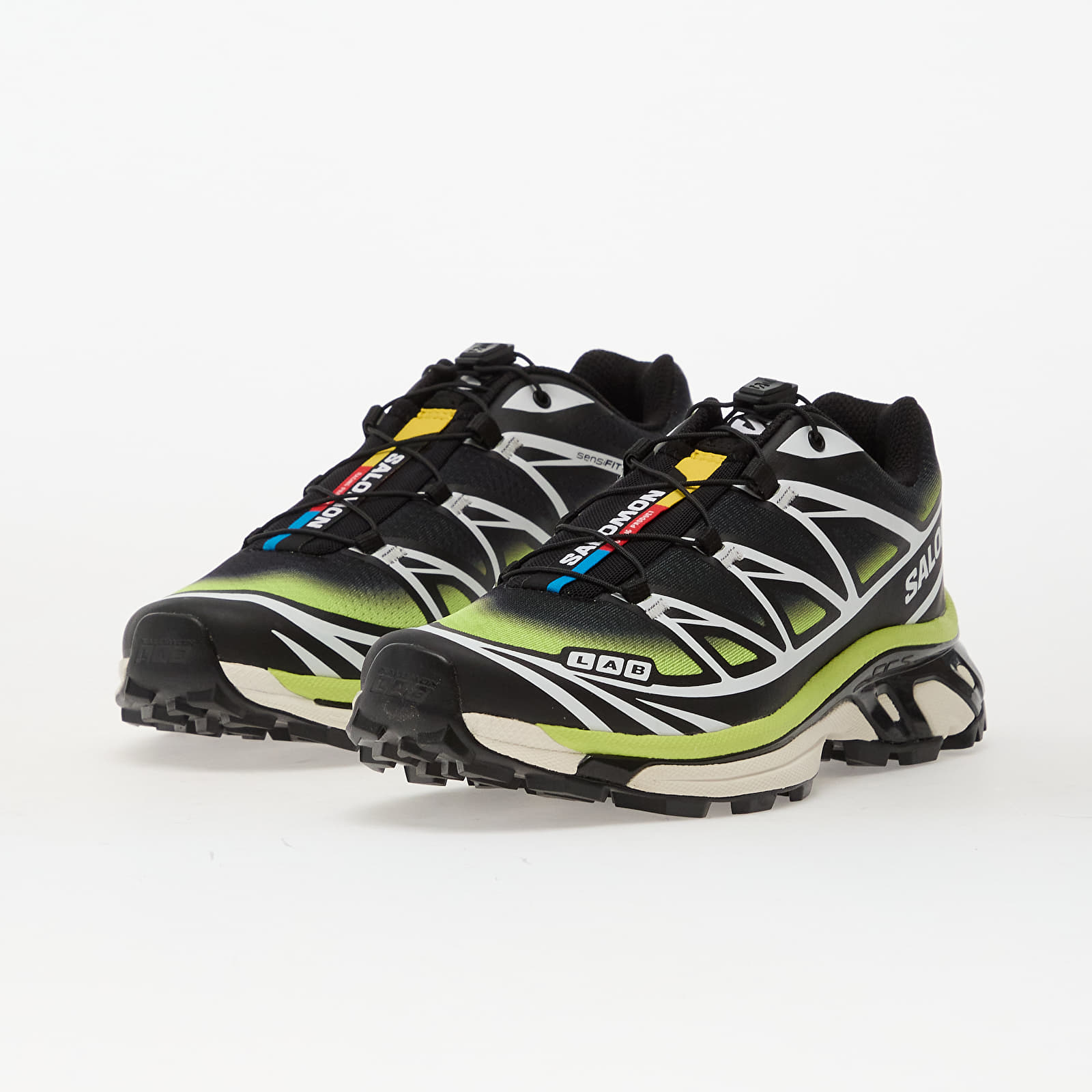 Herren Sneaker und Schuhe Salomon XT-6 Skyline Black/ Mar Bl/ Sh Grn
