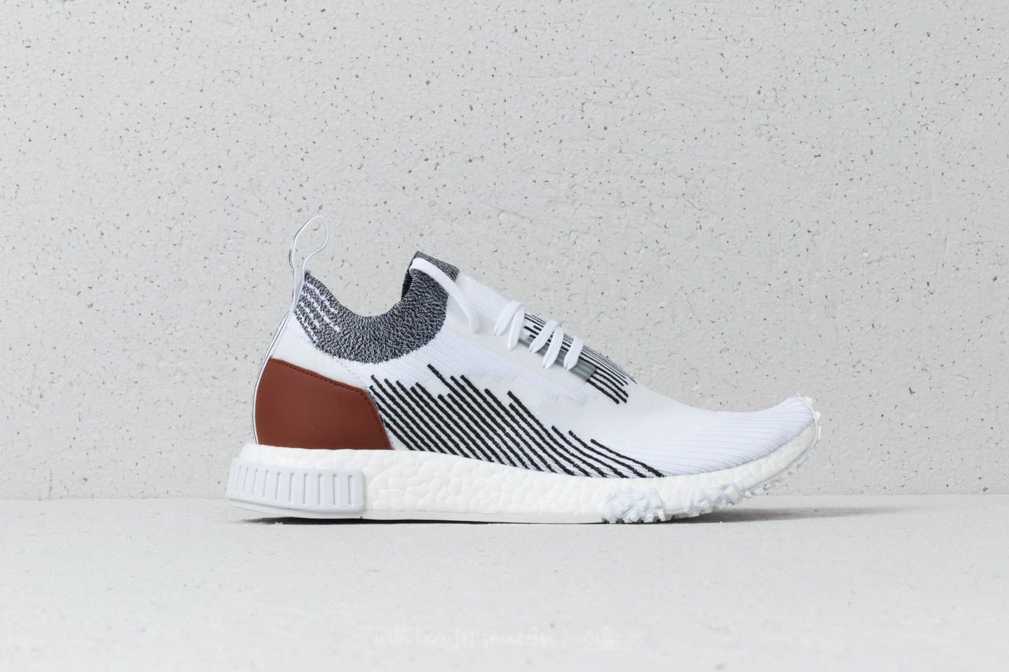 Men's shoes adidas NMD_Racer White/ Brown/ White (AC8233) | Footshop