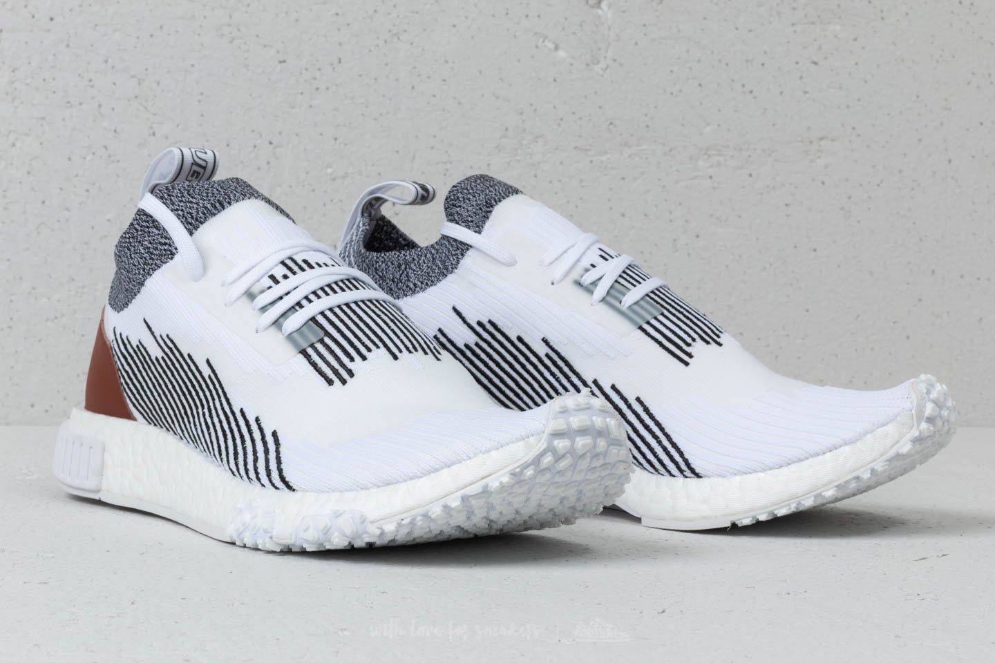 Men's shoes adidas NMD_Racer White/ Brown/ White (AC8233) | Footshop