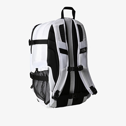 north face backpack white and black The North Face Hot Shot Backpack TNF White 30 l