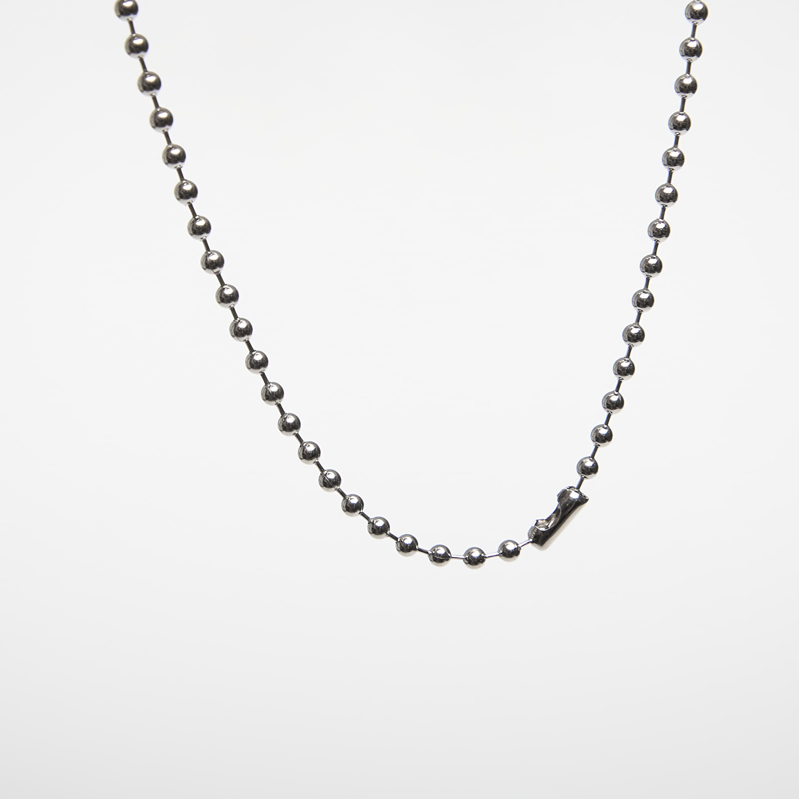 Rotaslietas Off-White Zip Tie+Arrow Necklace Silver/ Black