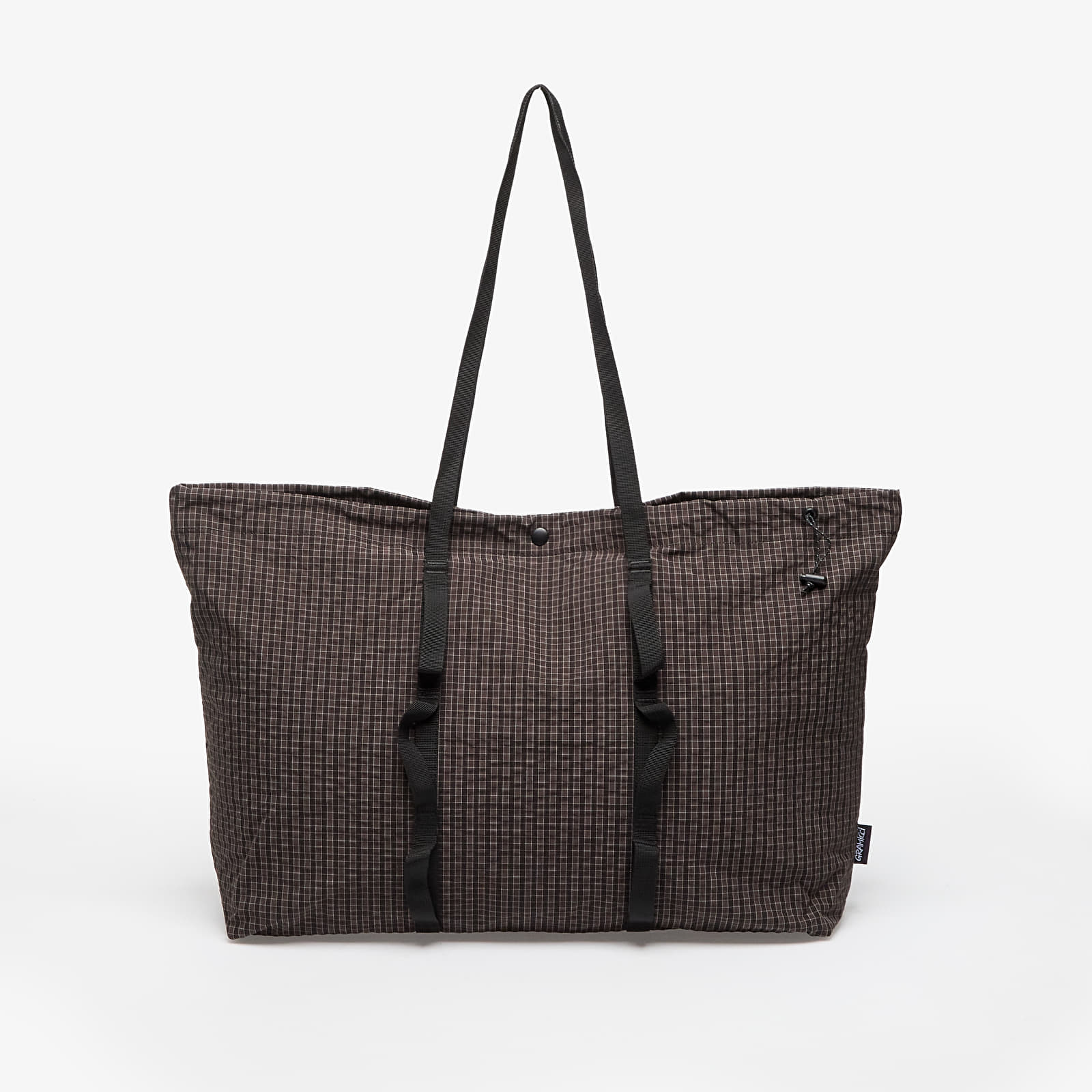 Crossbody somas Gramicci Plaid Climbing Tote Deep Brown