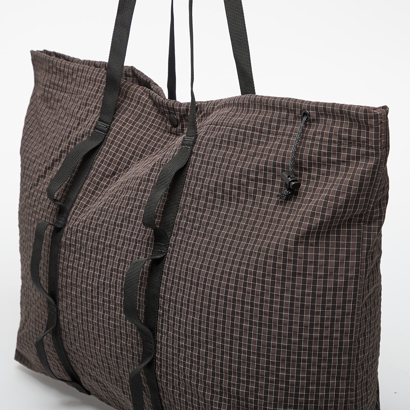 Crossbody somas Gramicci Plaid Climbing Tote Deep Brown