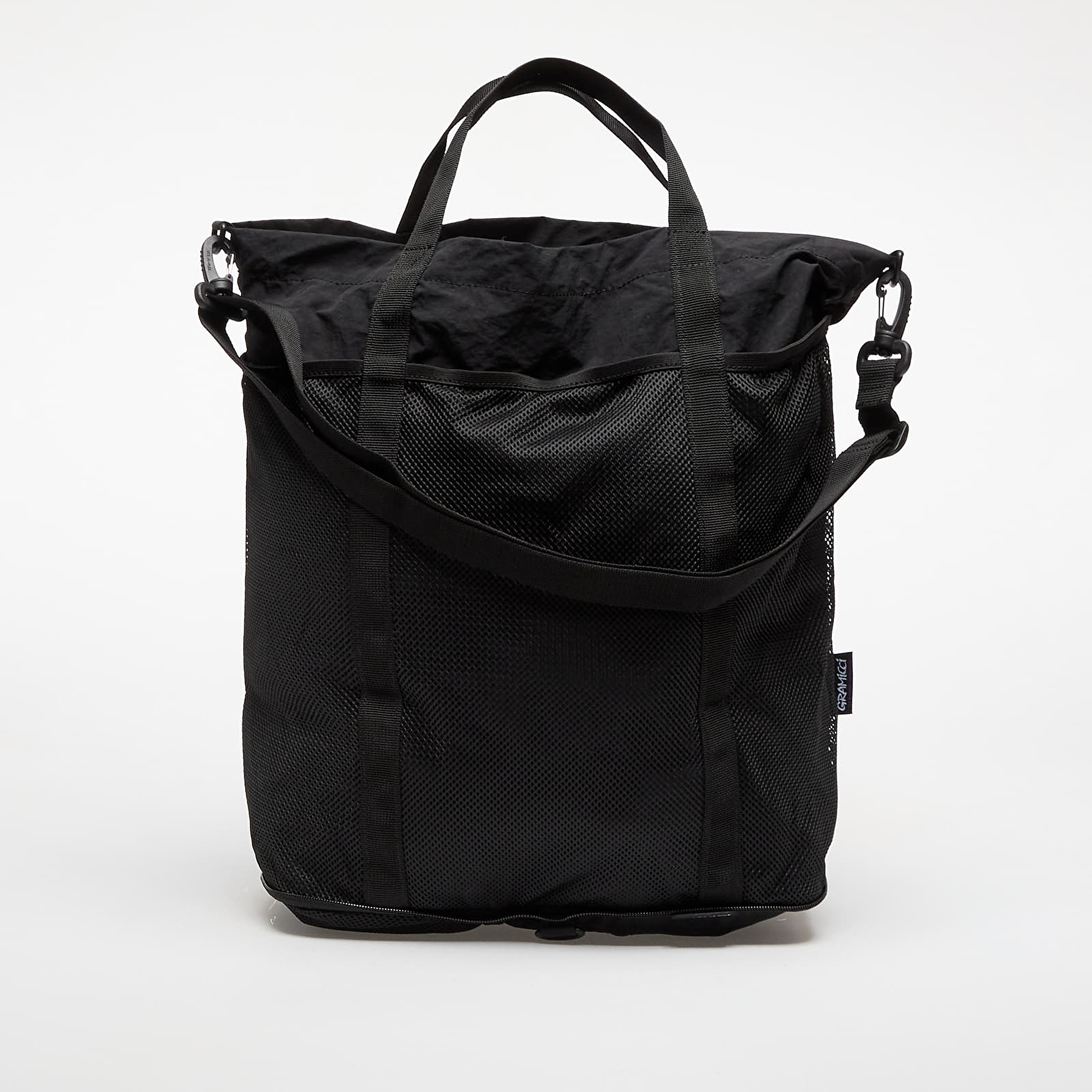 Crossbody somas Gramicci Nylon Packable Tote Black