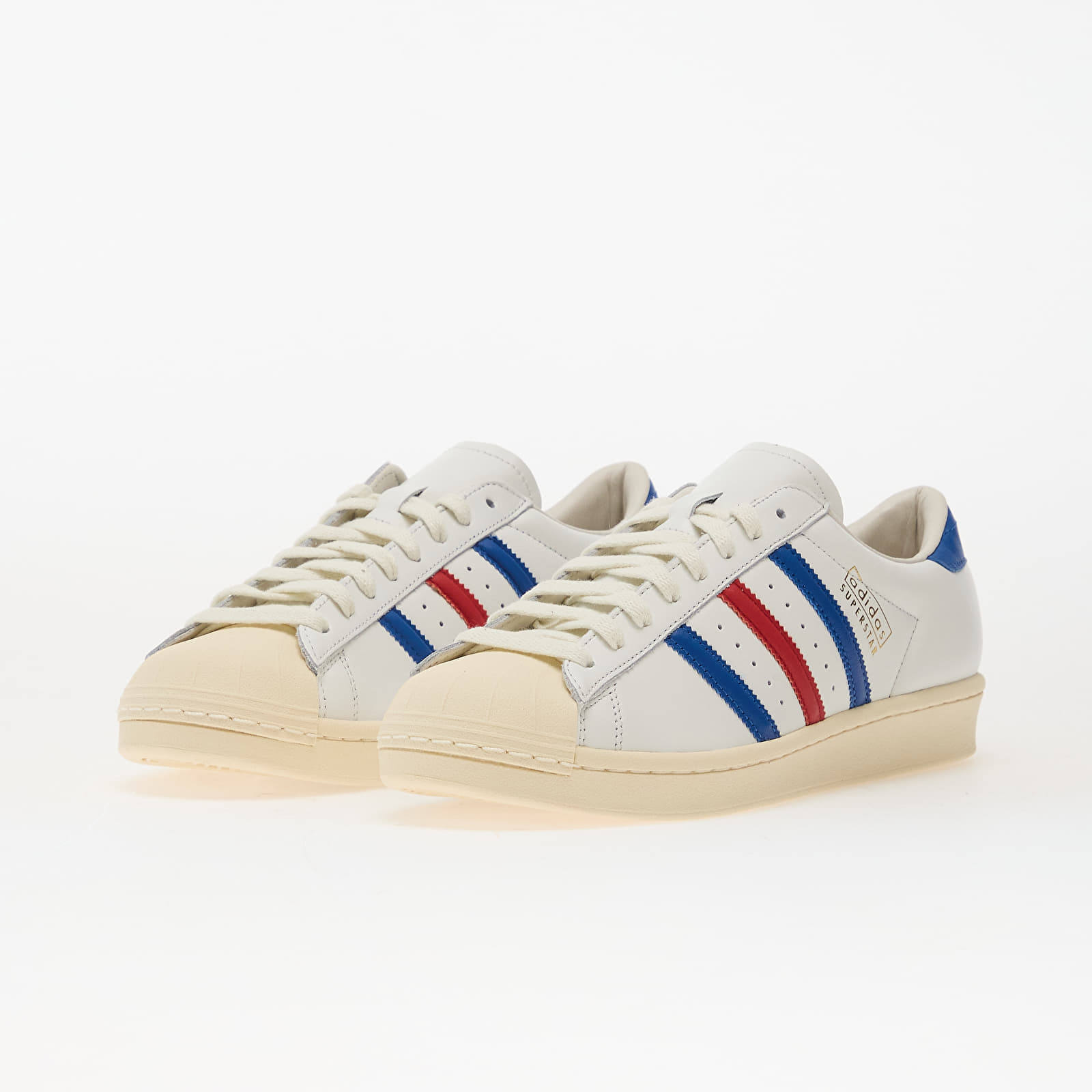 Herren Sneaker und Schuhe adidas Superstar Vintage Made in Germany Core White/ Blue/ Better Scarlet