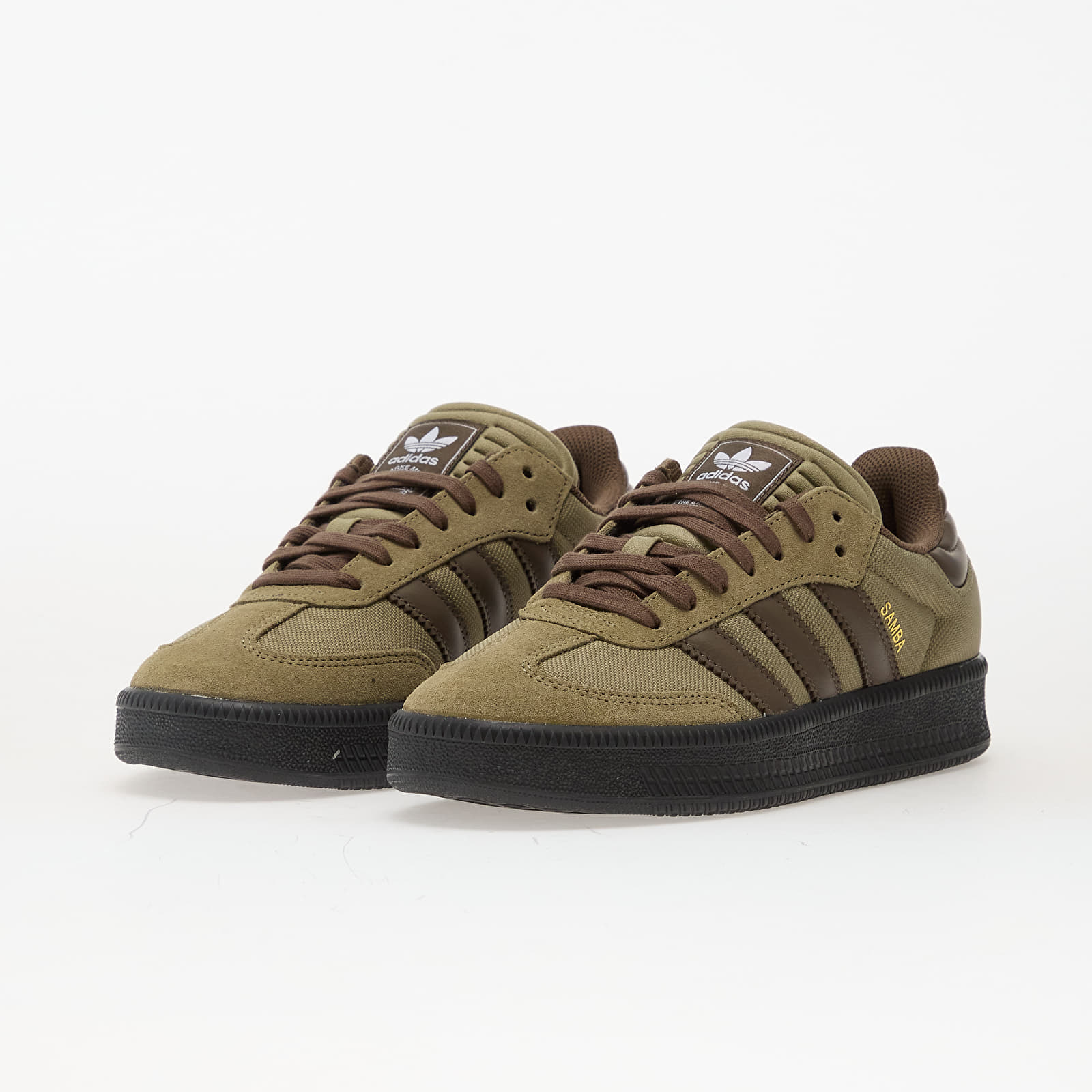 Herren Sneaker und Schuhe adidas Samba Xlg Orbit Green/ Cardboard Brown/ Core Black