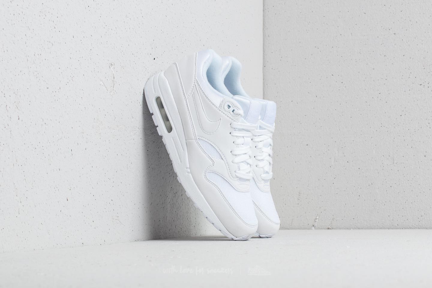 Naisten kengät Nike Air Max 1 WMNS White/ White-Pure Platinum