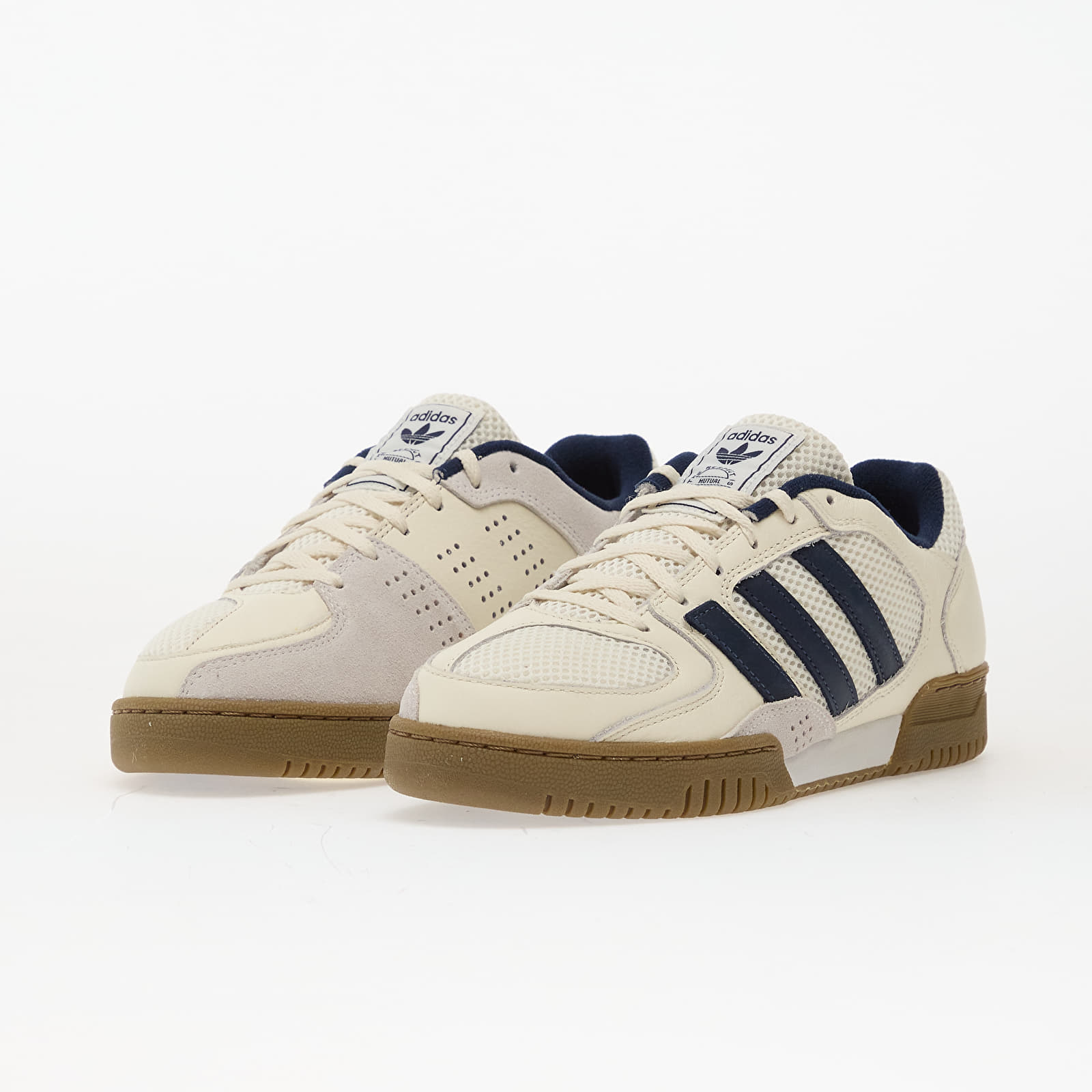 Herren Sneaker und Schuhe adidas Fechten Indoor Consortium Off White/ Collegiate Navy/ Crystal White