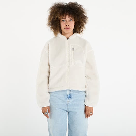 The North Face W Extreme Pile Fz Jacket 2 White Dune