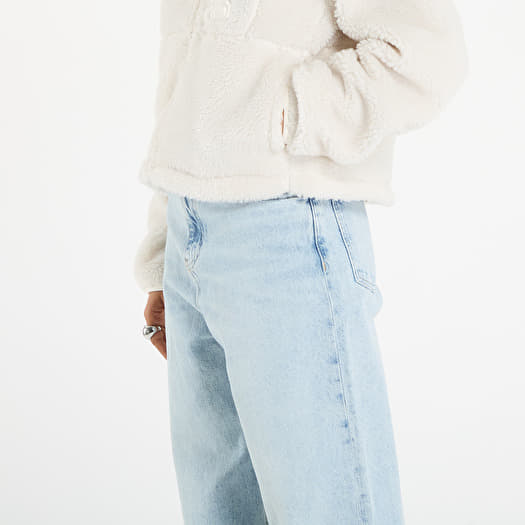 HACKETT 00s ハケット イブニング ブレイシス ホワイトモアレ 英国製 Women's Merino Blend 800 RealFleece™ High Pile Long Sleeve Zip