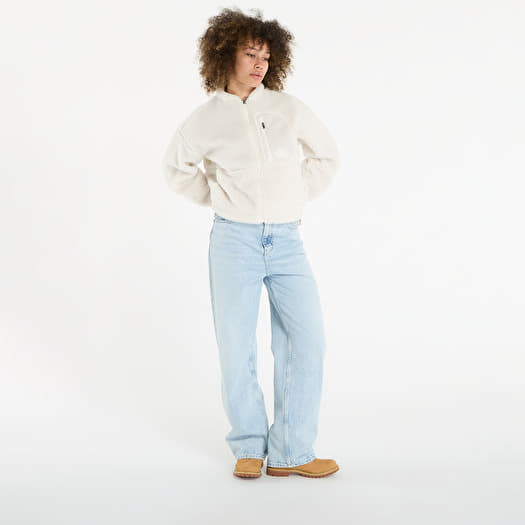 HACKETT 00s ハケット イブニング ブレイシス ホワイトモアレ 英国製 Women's Merino Blend 800 RealFleece™ High Pile Long Sleeve Zip