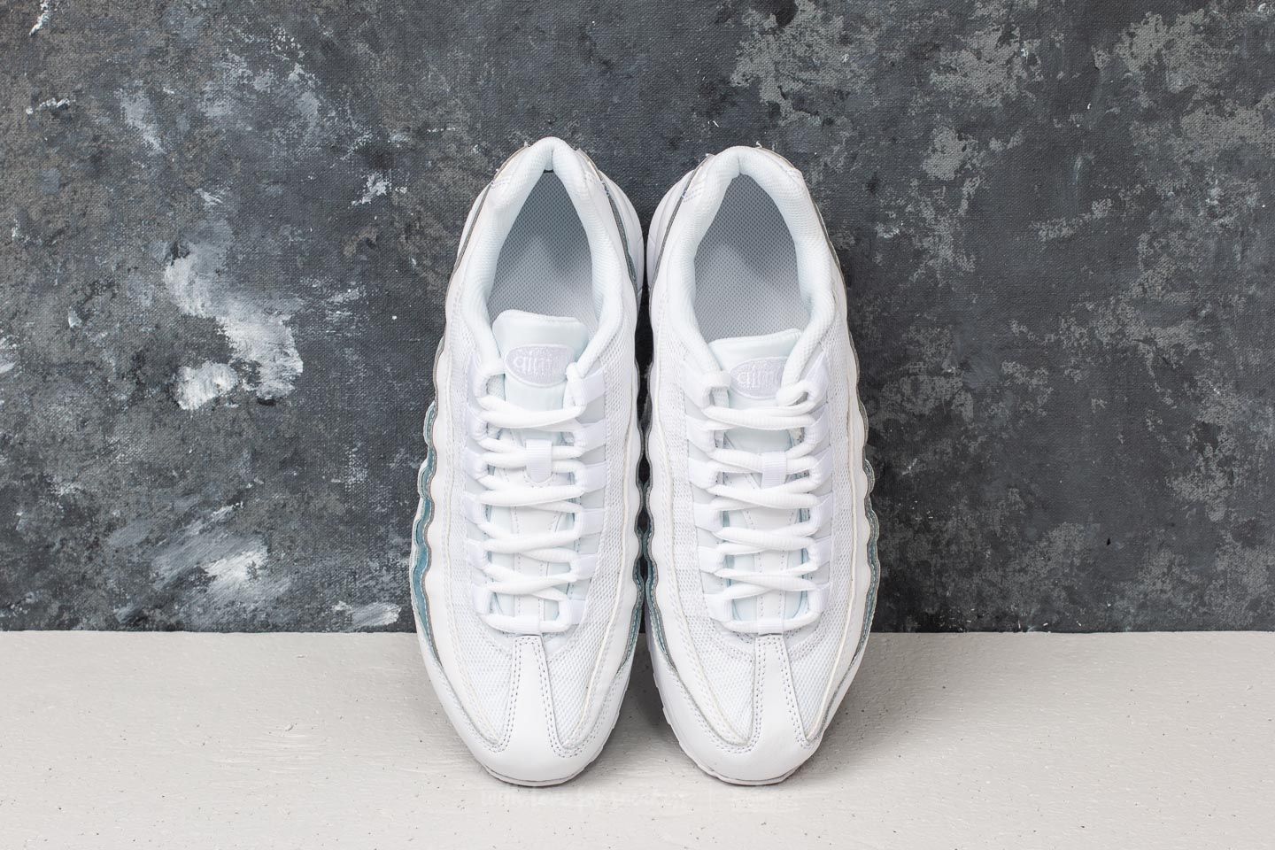 Încălțăminte și sneakerși pentru femei Nike Air Max 95 (GS) White/ White-Cobalt Pulse