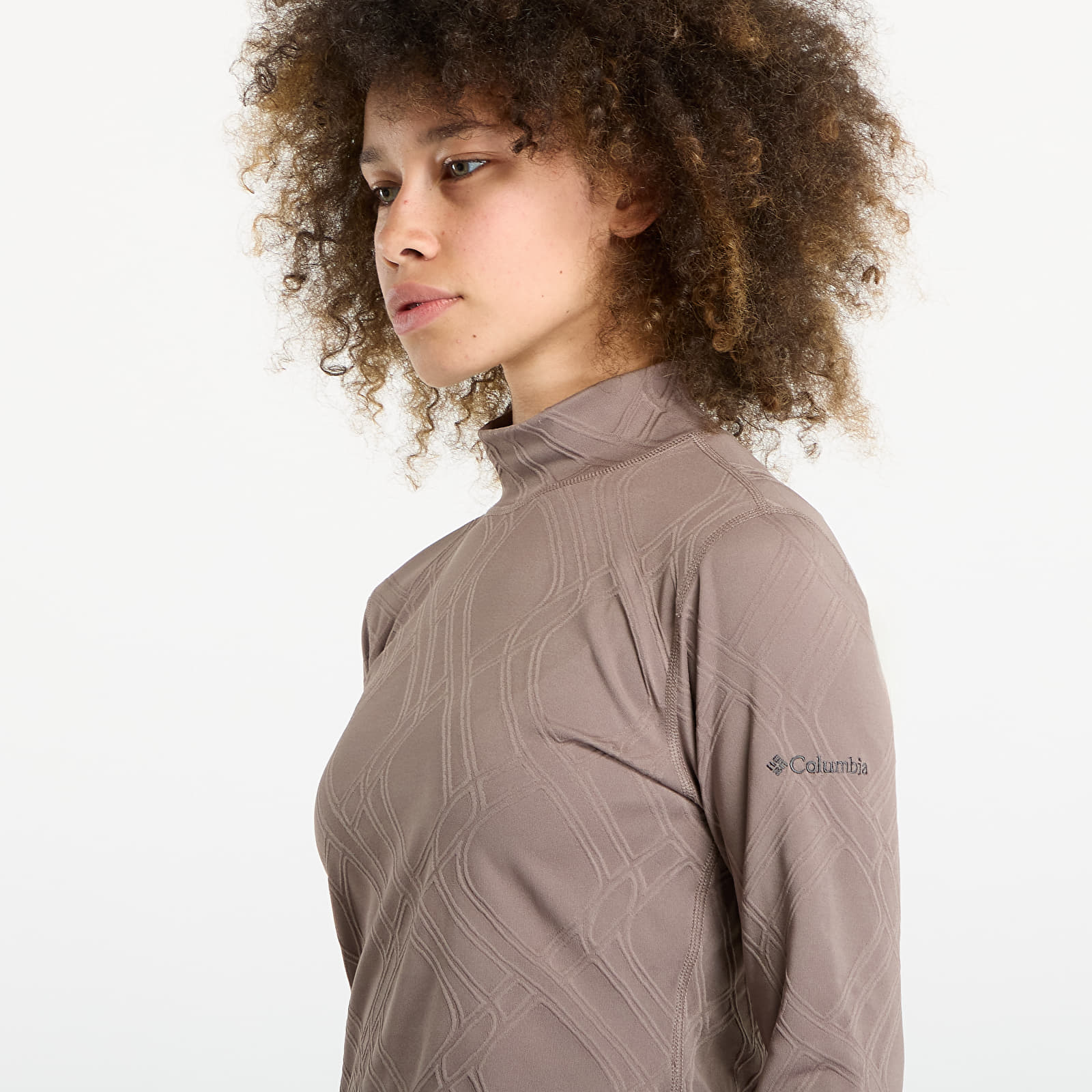 Hoodies für Frauen Columbia Granite Point™ LS Turtleneck Iron