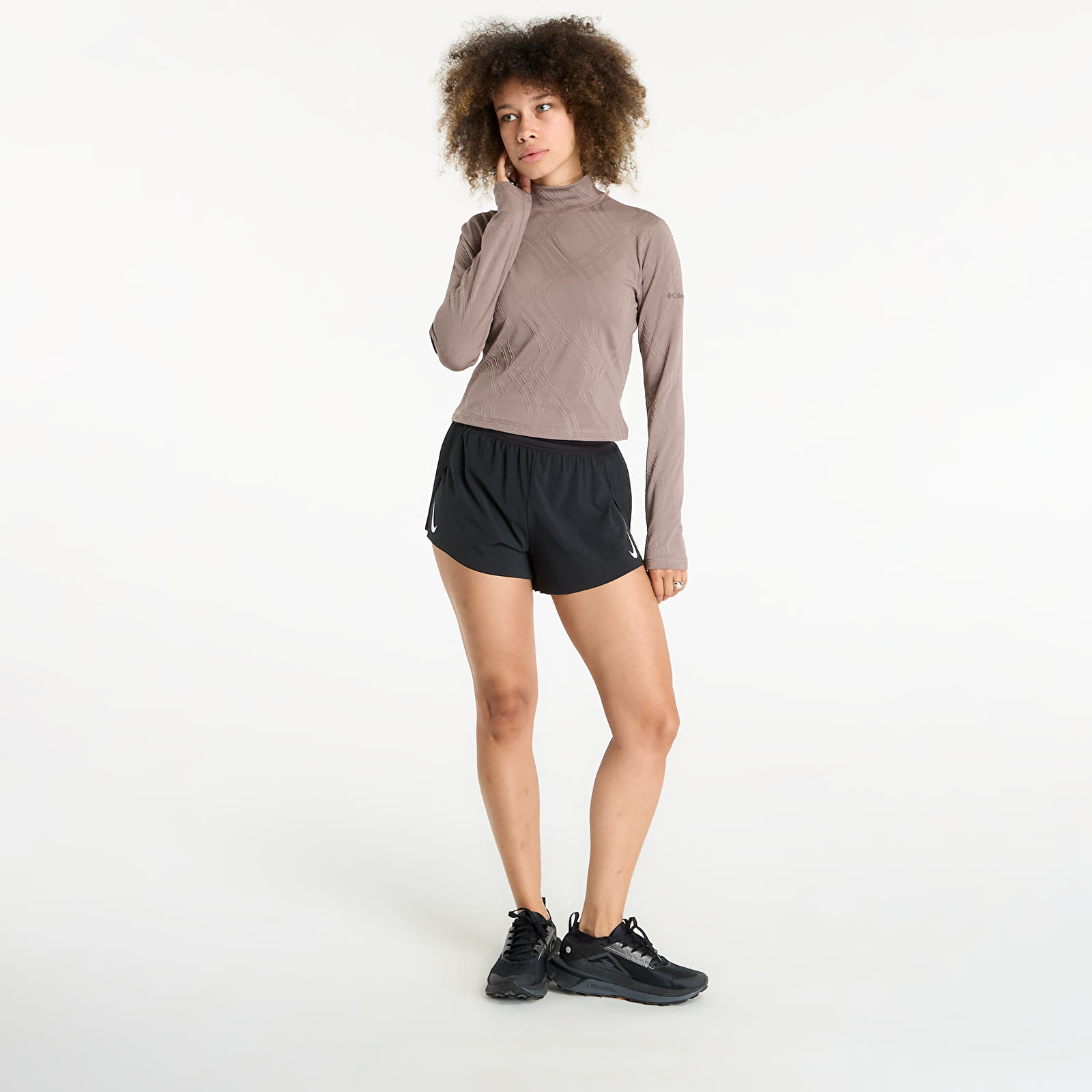 Hoodies für Frauen Columbia Granite Point™ LS Turtleneck Iron