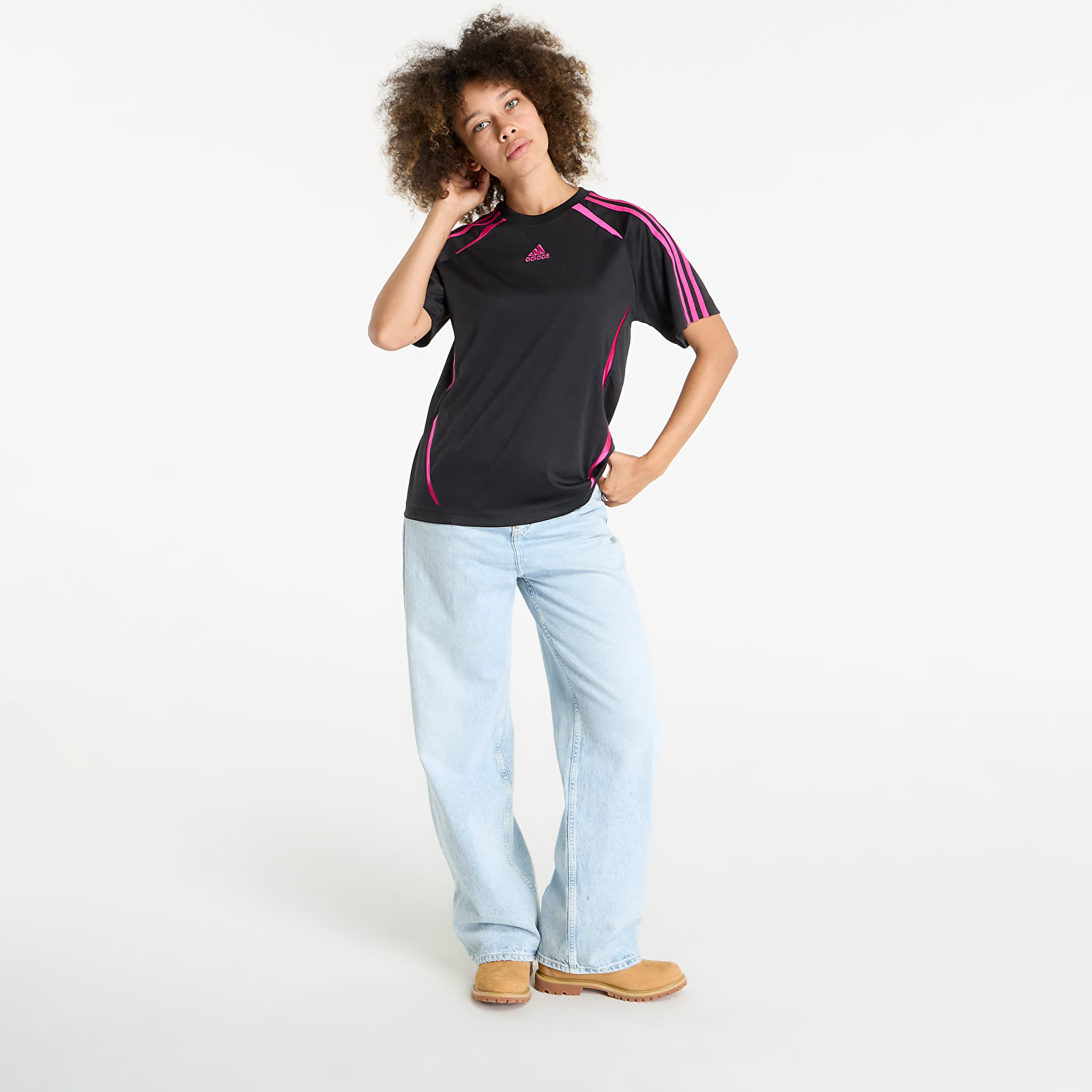 T-paidat adidas Adicolor Teamgeist Loose T-Shirt Black