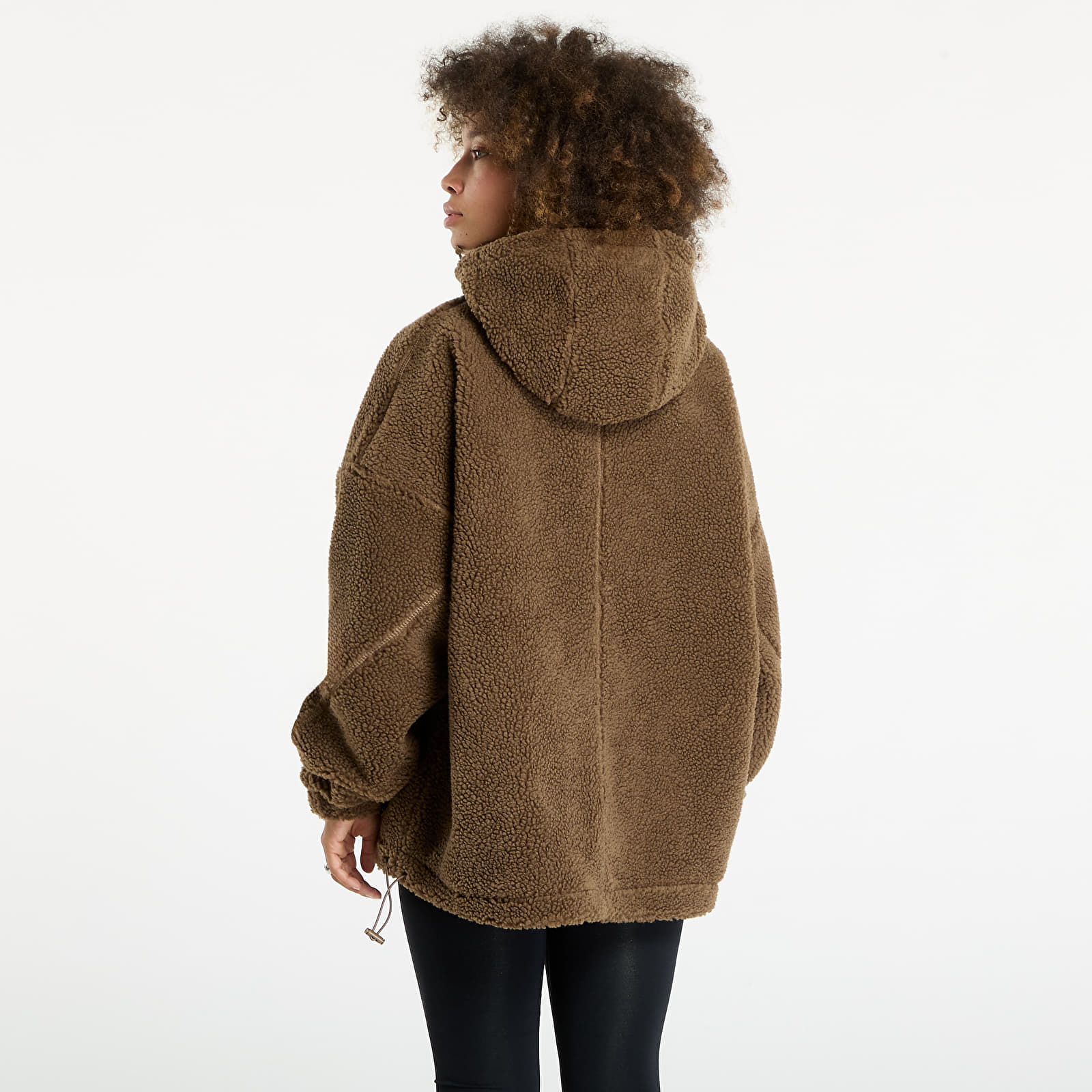 Jakne  adidas By Stella McCartney Full-Zip Winter Fleece Brown Moss/ Wild Brown