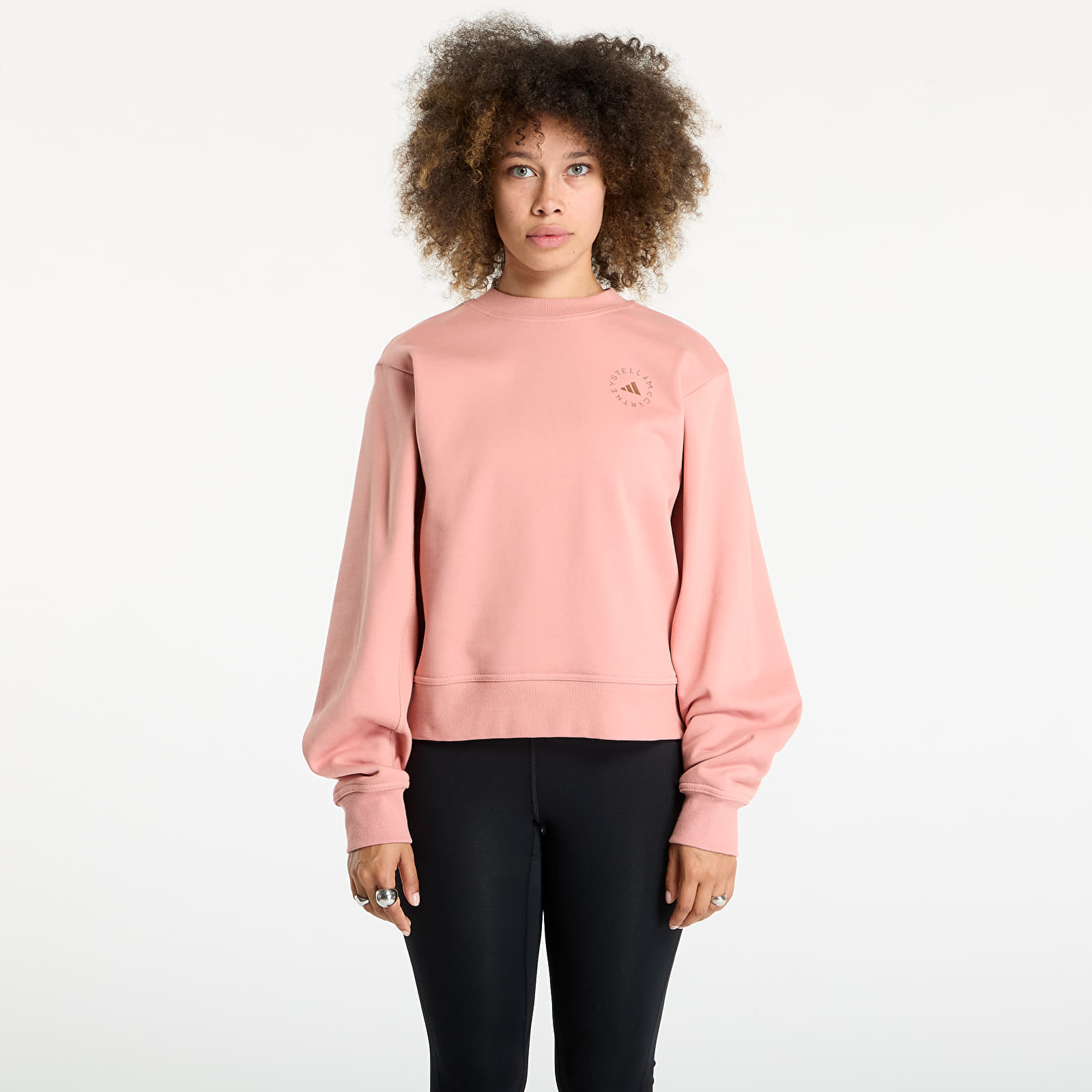 Sweatjacken und Sweatshirts adidas by Stella McCartney Regular Sweatshirt Light Rosewood
