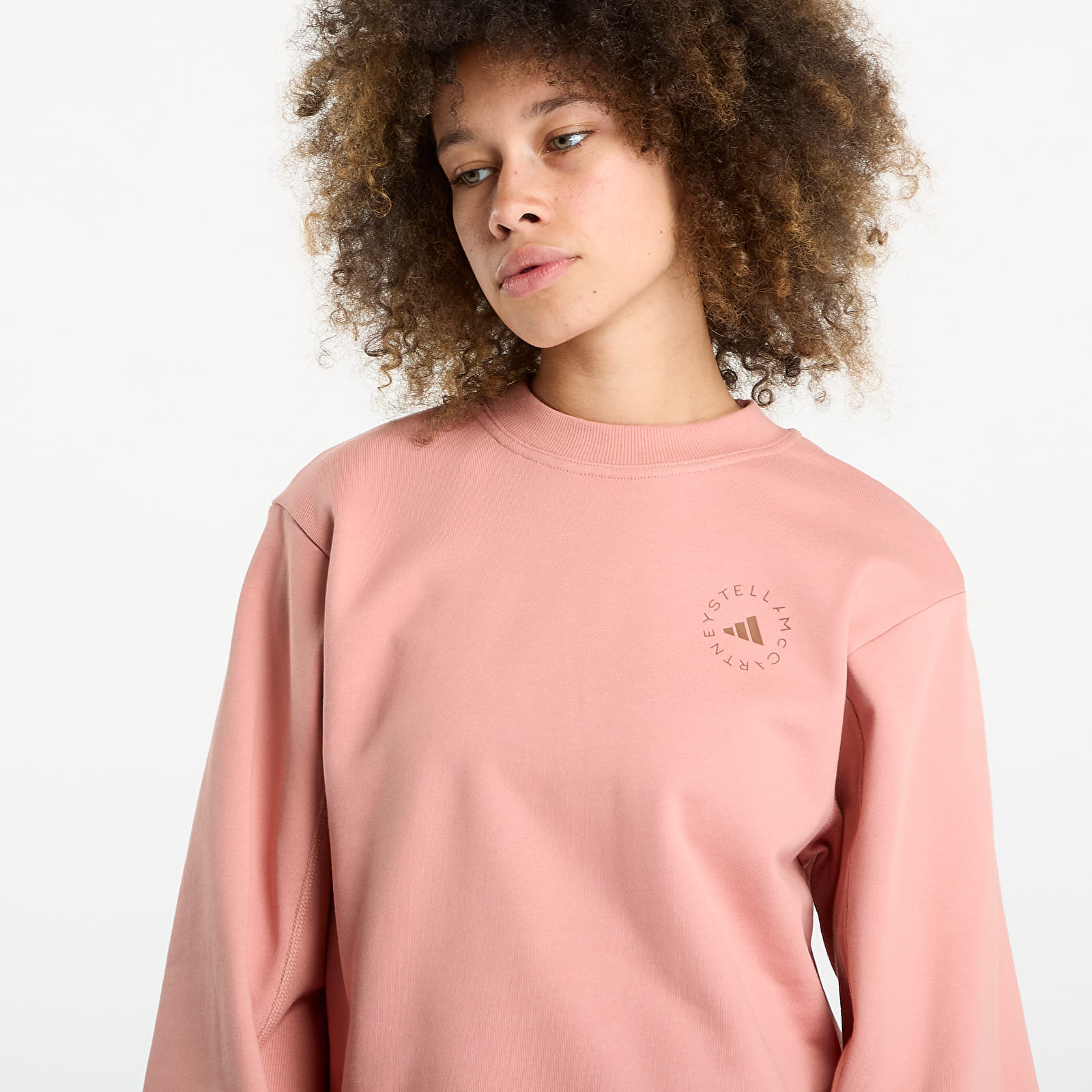 Sweatjacken und Sweatshirts adidas by Stella McCartney Regular Sweatshirt Light Rosewood