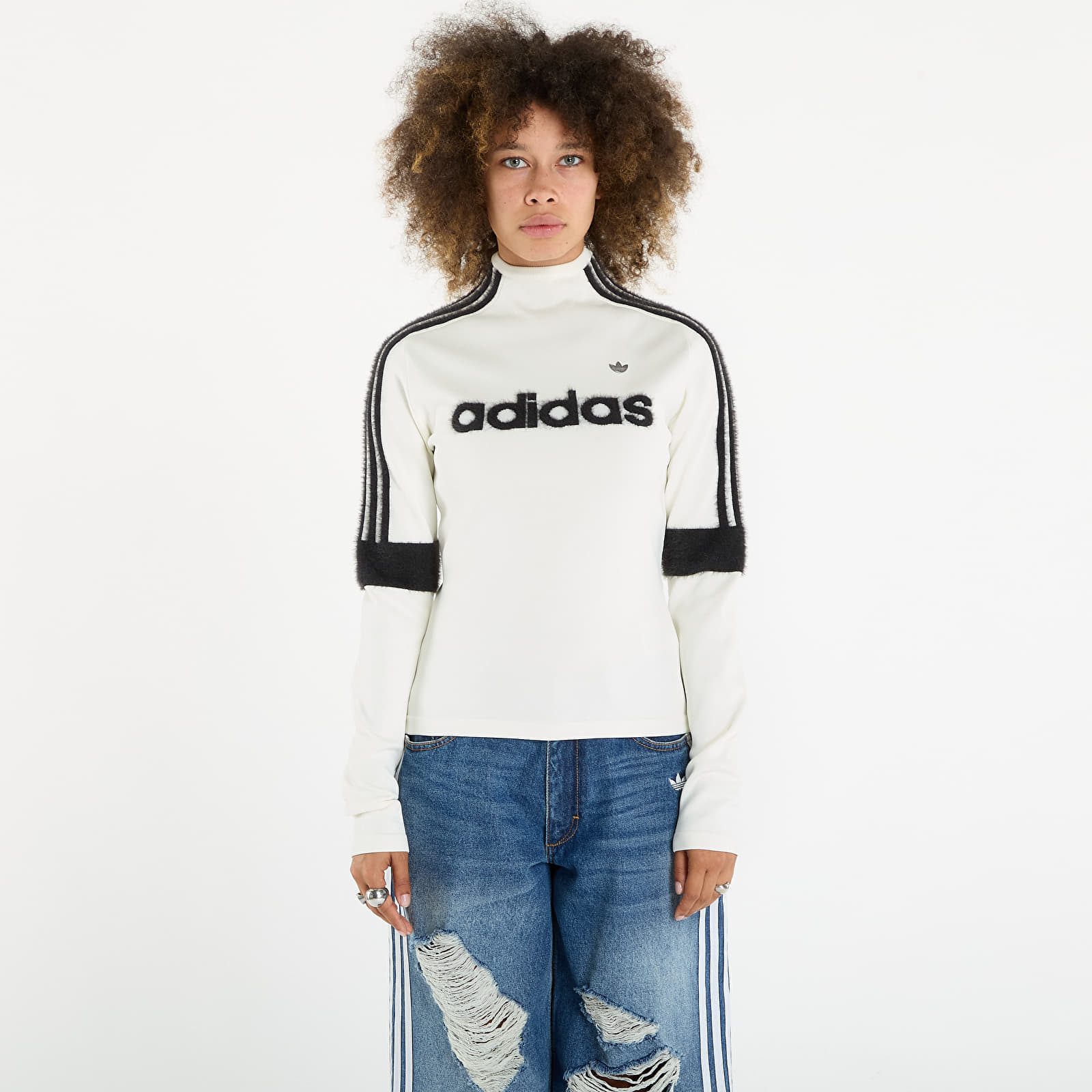 Tricou adidas Long Sleeve Long-Sleeve Top Off White L