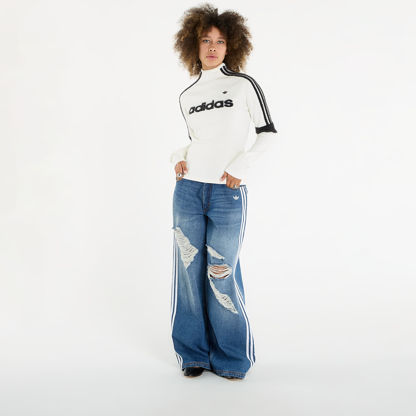 T-paidat adidas Long Sleeve Long-Sleeve Top Off White