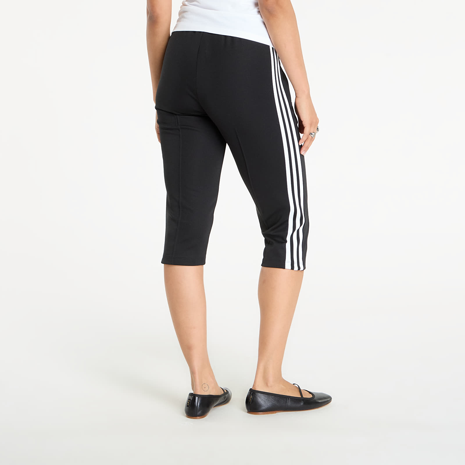 Jogger-housut adidas Capri Trackpant Black/ White