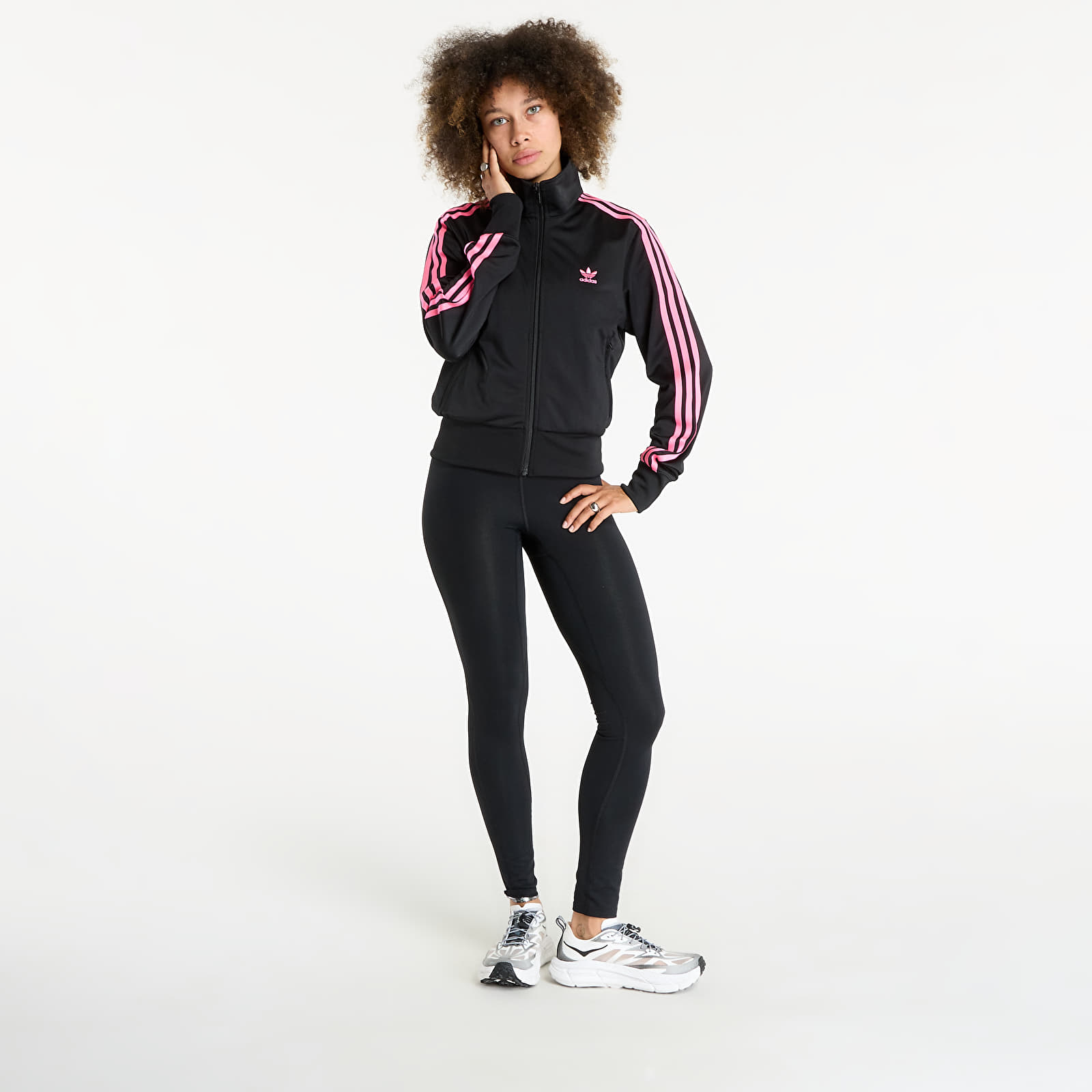 Naisten hupparit adidas Adicolor Classics Firebird Track Top Black