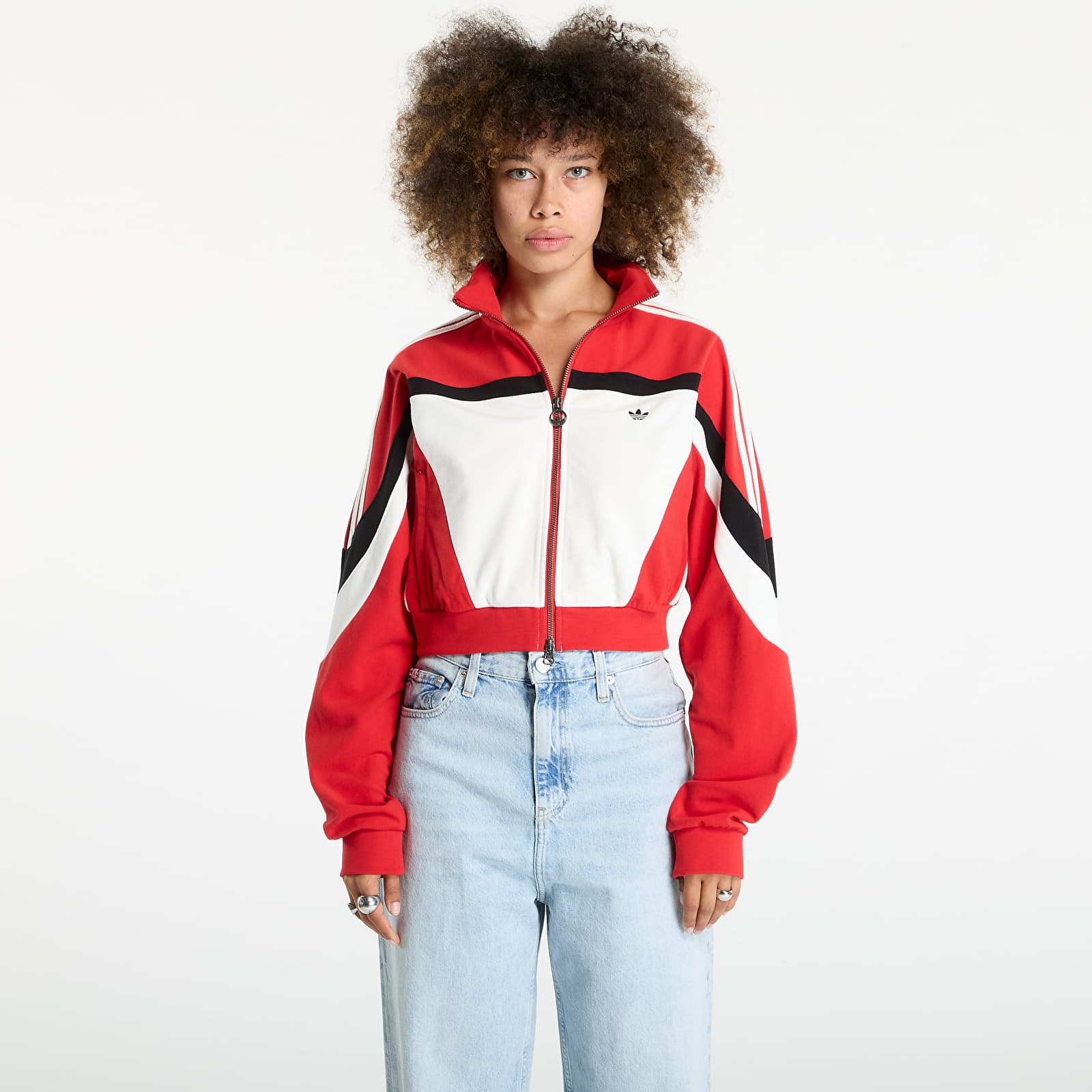 Dukserice adidas Blocking Track Top Better Scarlet