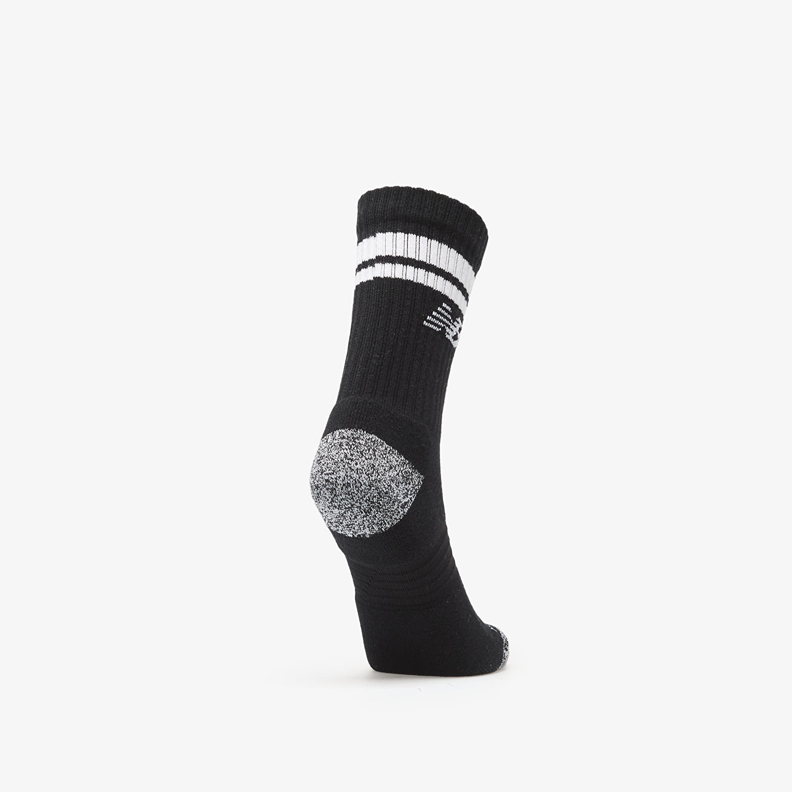 Socken - Männer New Balance Active Lifestyle Striped Crew Socks 3-Pack White/ Black/ Grey