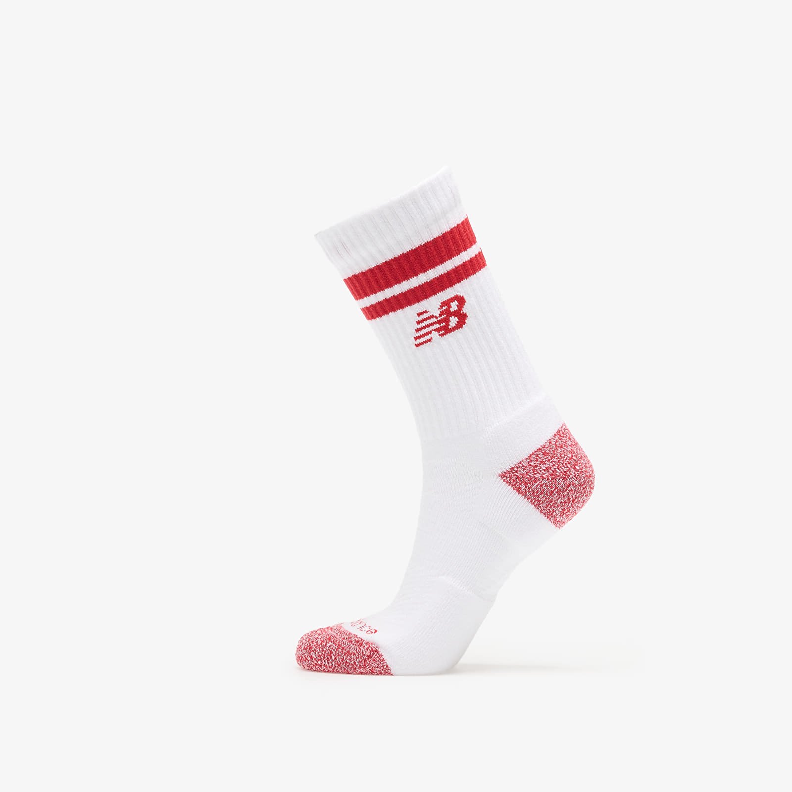 Socken New Balance Active Lifestyle Striped Crew Socks 3-Pack White