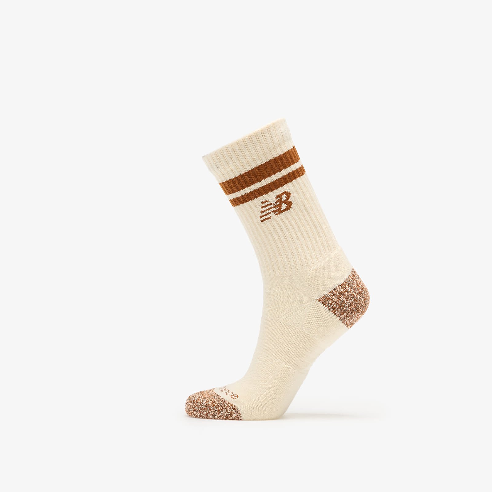Socken New Balance Active Lifestyle Striped Crew Socks 3-Pack Beige