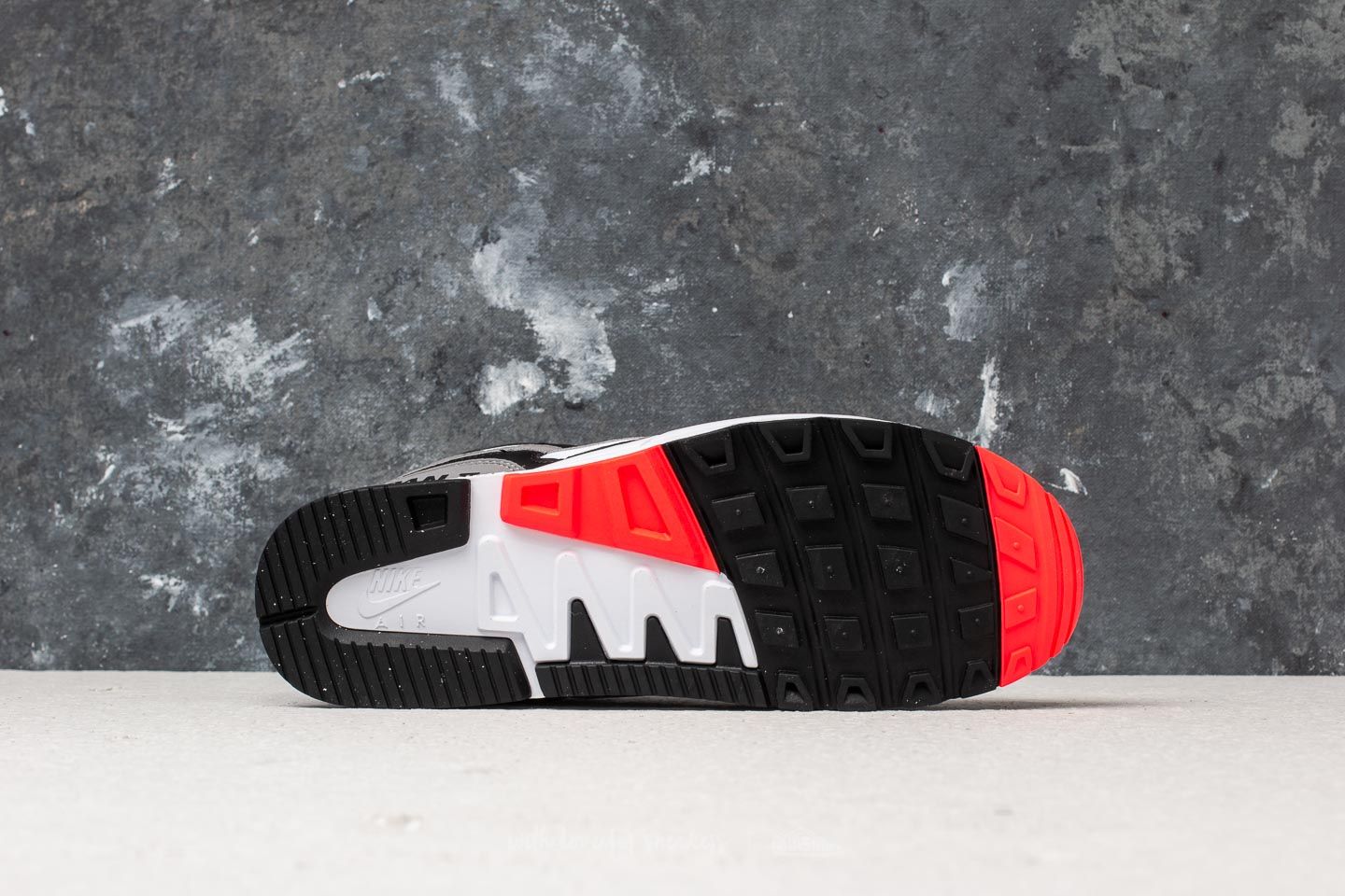 Nike air span 2 on sale black dust solar red