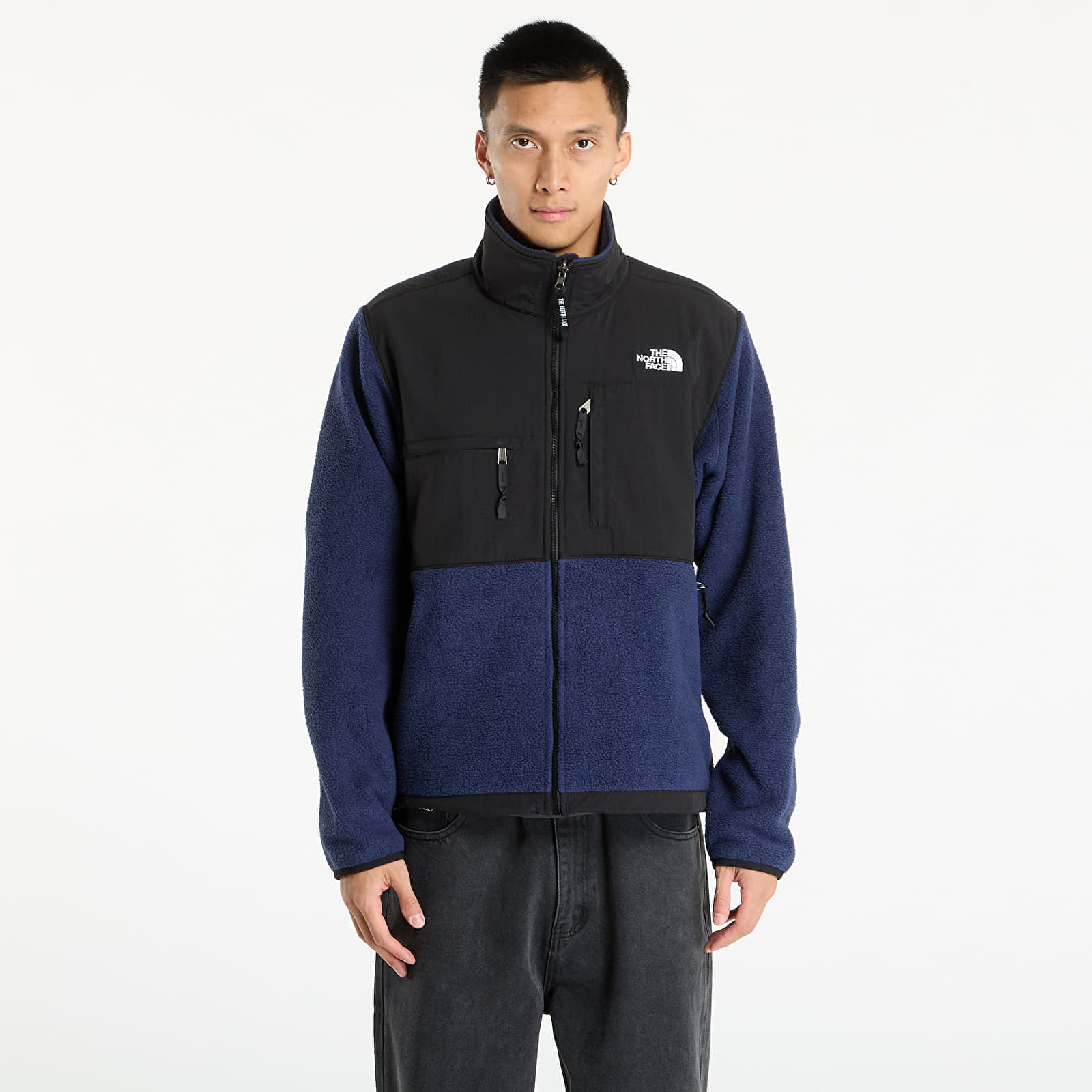 Sweatshirt The North Face M Retro Denali Jacket Summit Navy/ TNF Black L