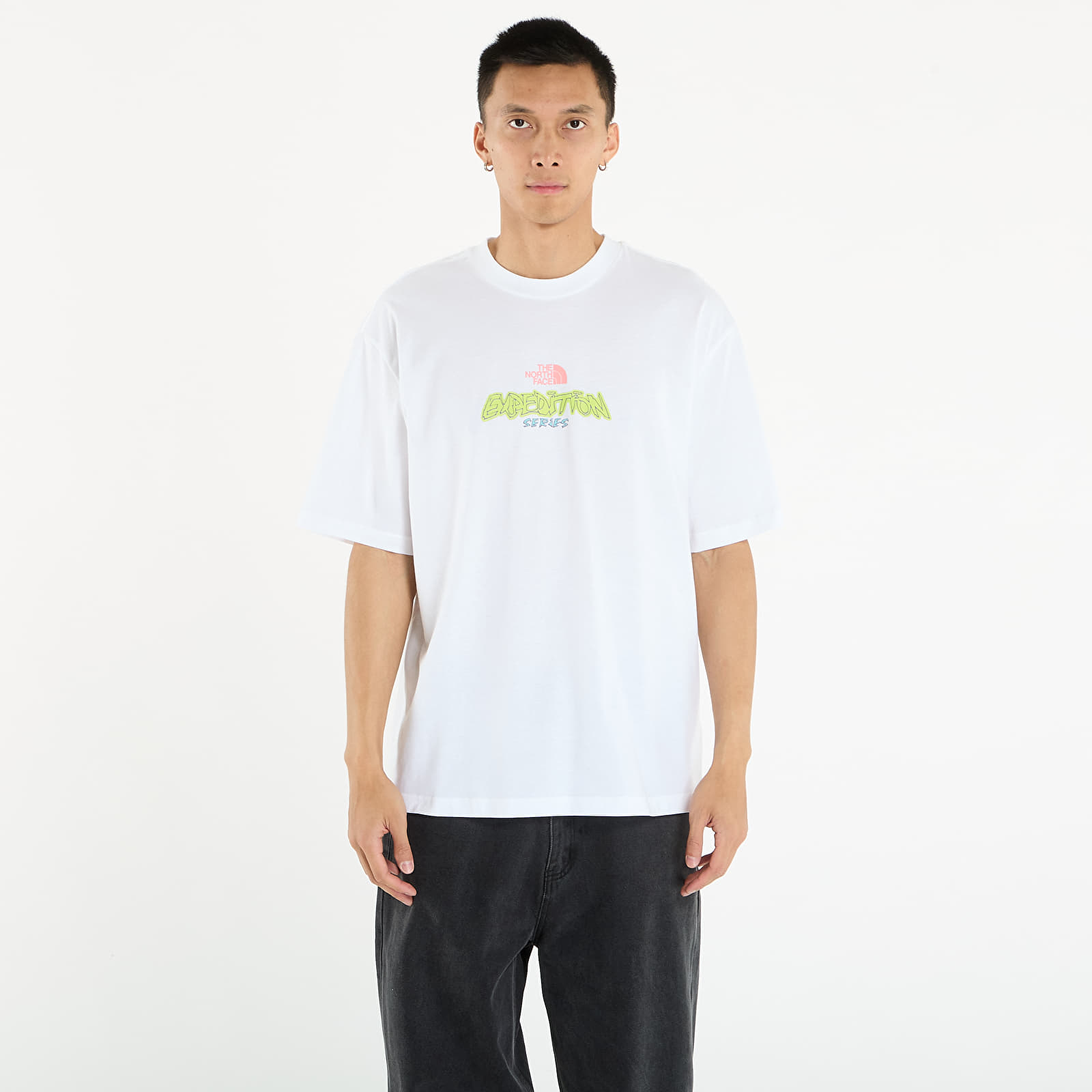 Majice T-shirt The North Face U Expedition Celebration Oversized S/S Tee UNISEX TNF White