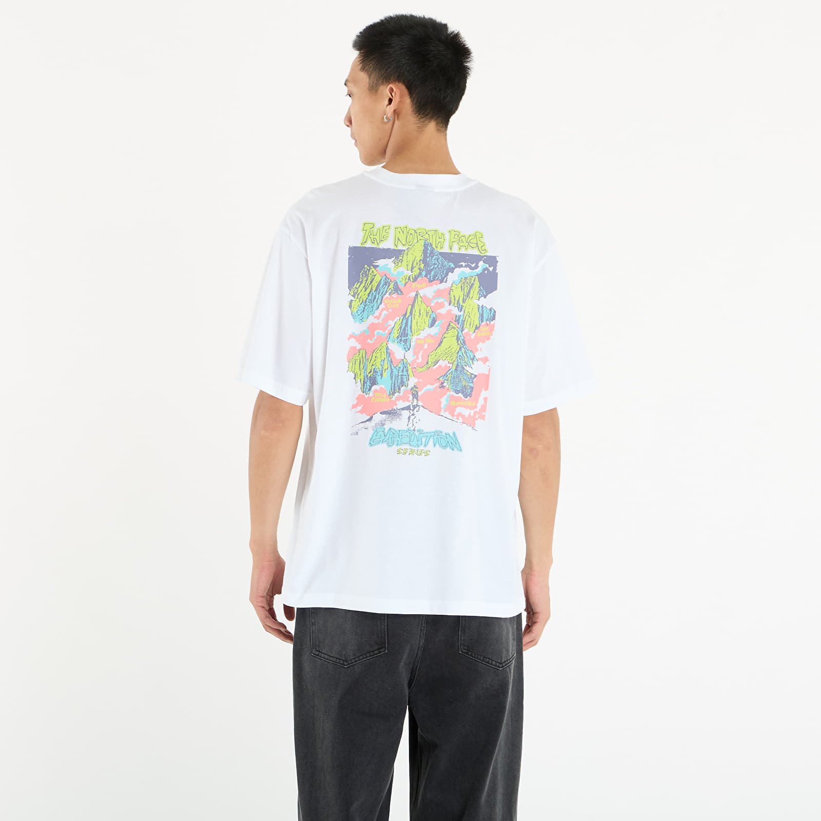 Majice T-shirt The North Face U Expedition Celebration Oversized S/S Tee UNISEX TNF White