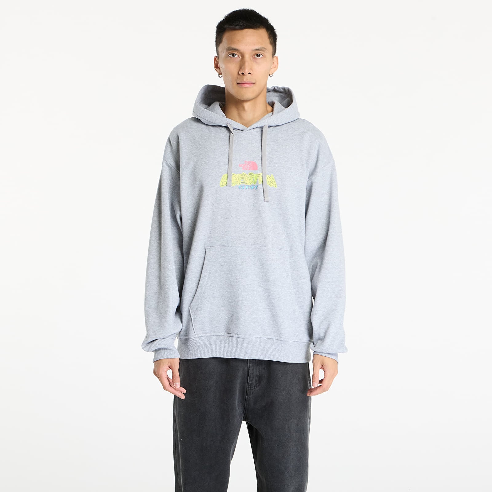 Sweatshirt The North Face U Expedition Celebration Oversized Hoodie UNISEX Light Grey Heather L
